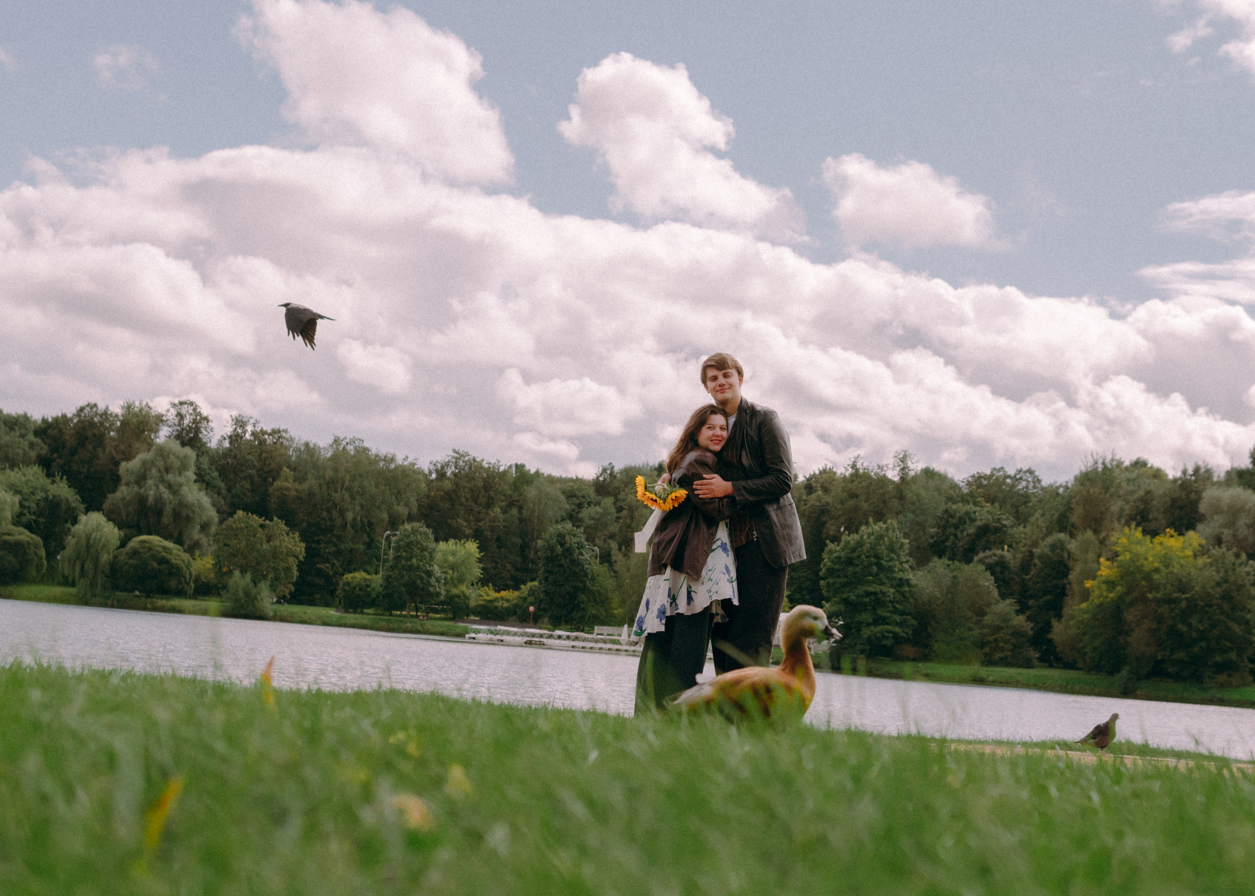 Свадебная лавстори Димы и Милены. Фотограф-анималист Ксения Воробьева, Москва