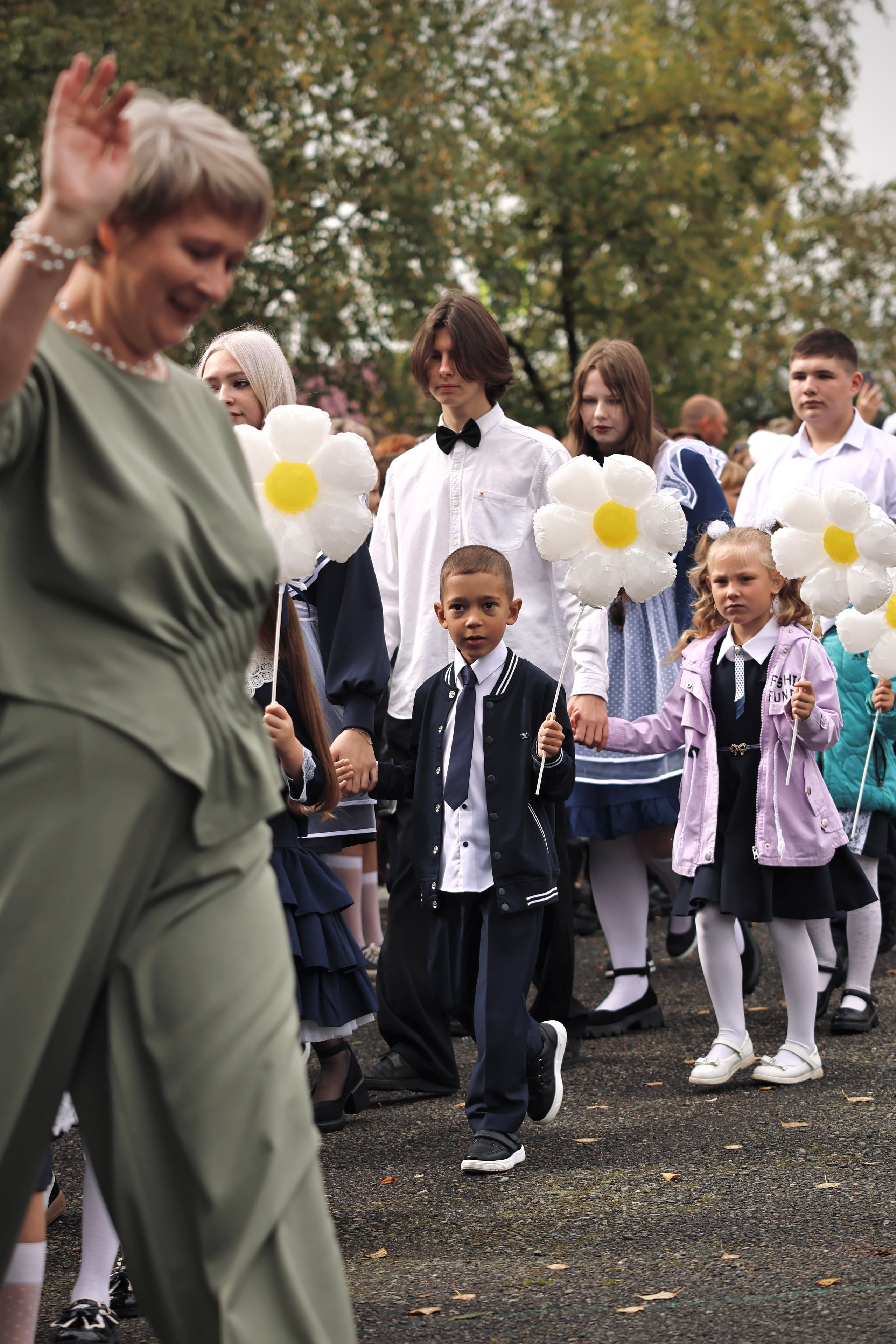 1 сентября. Родная школа. Фотограф портретист в Санкт Петербурге Дроздова Алла