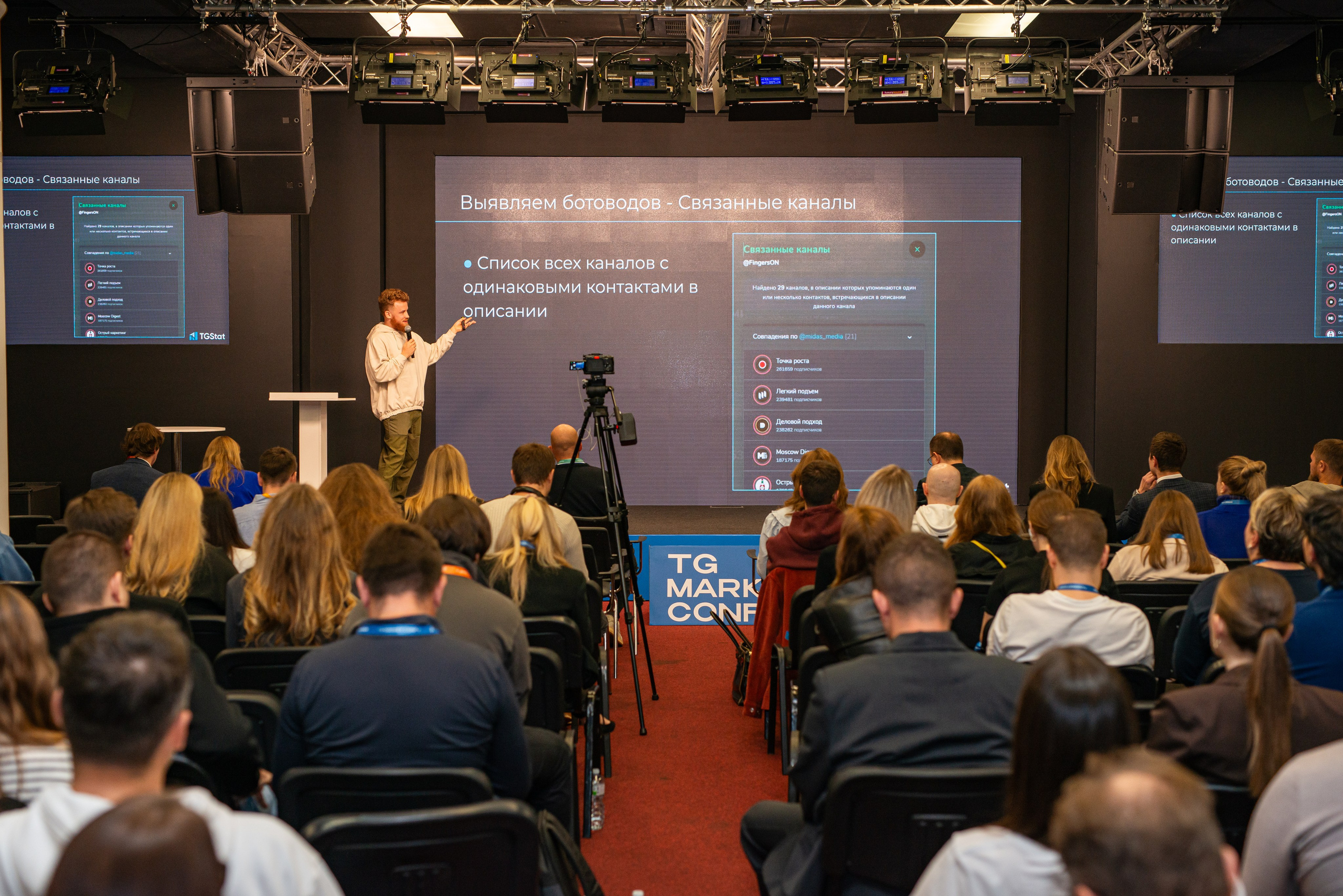 Репортажная съёмка конференции по Телеграм. Репортажный и персональный фотограф в Москве