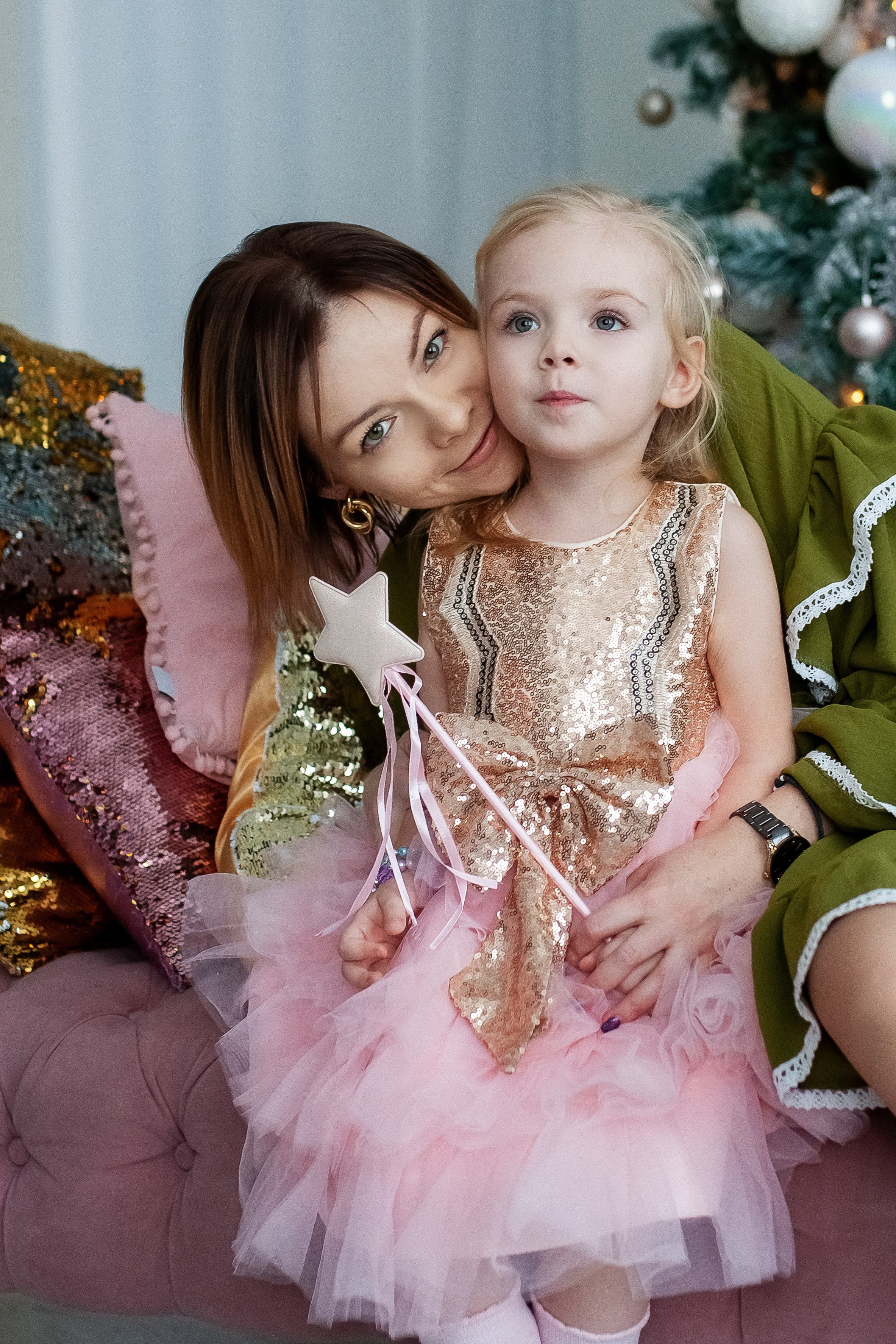 Маша, Алиса и Костя. Новогодняя съёмка. Профессиональный фотограф, Москва |Видное Елена Елизарова