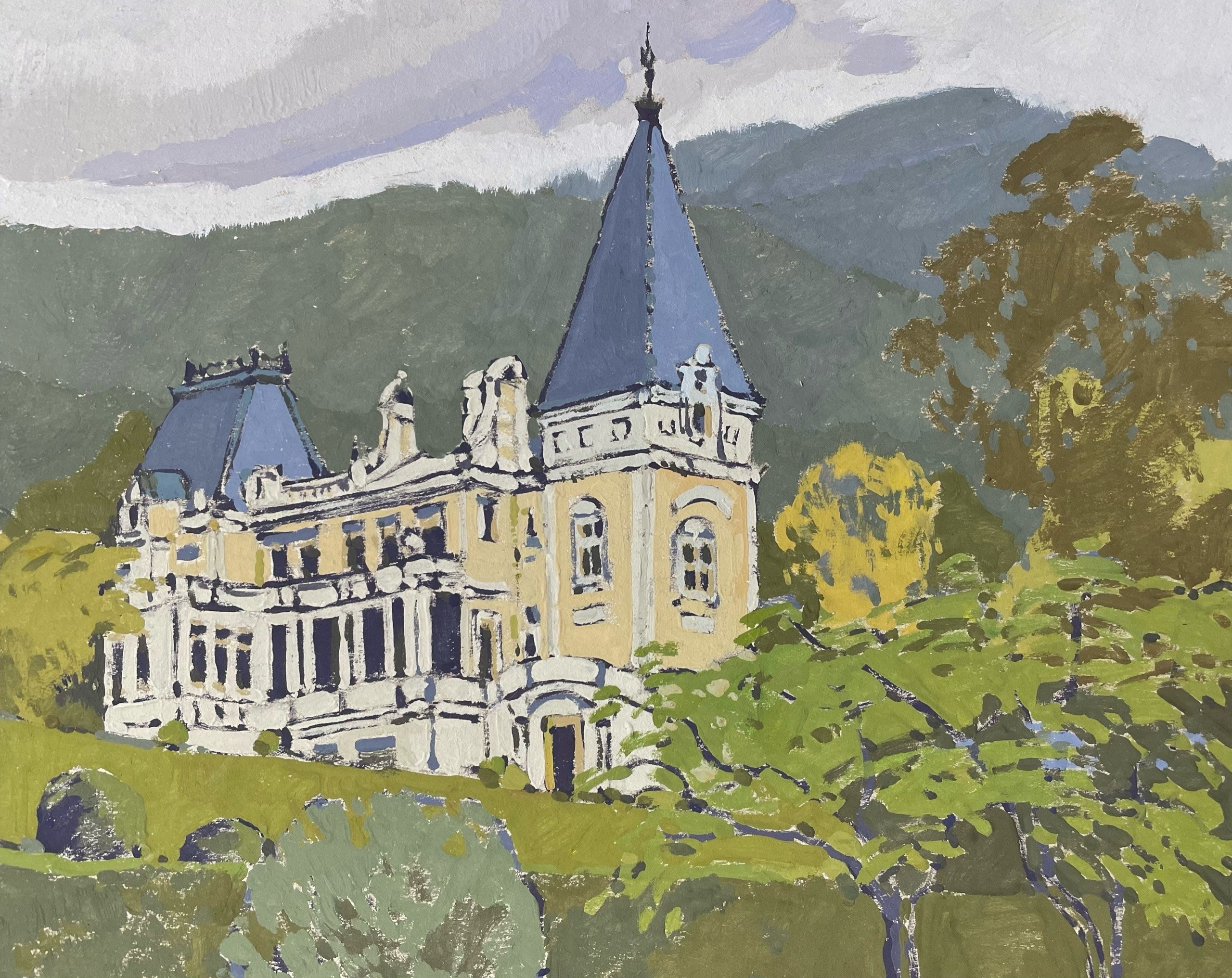 Крым. Художница Лиза Владимирова