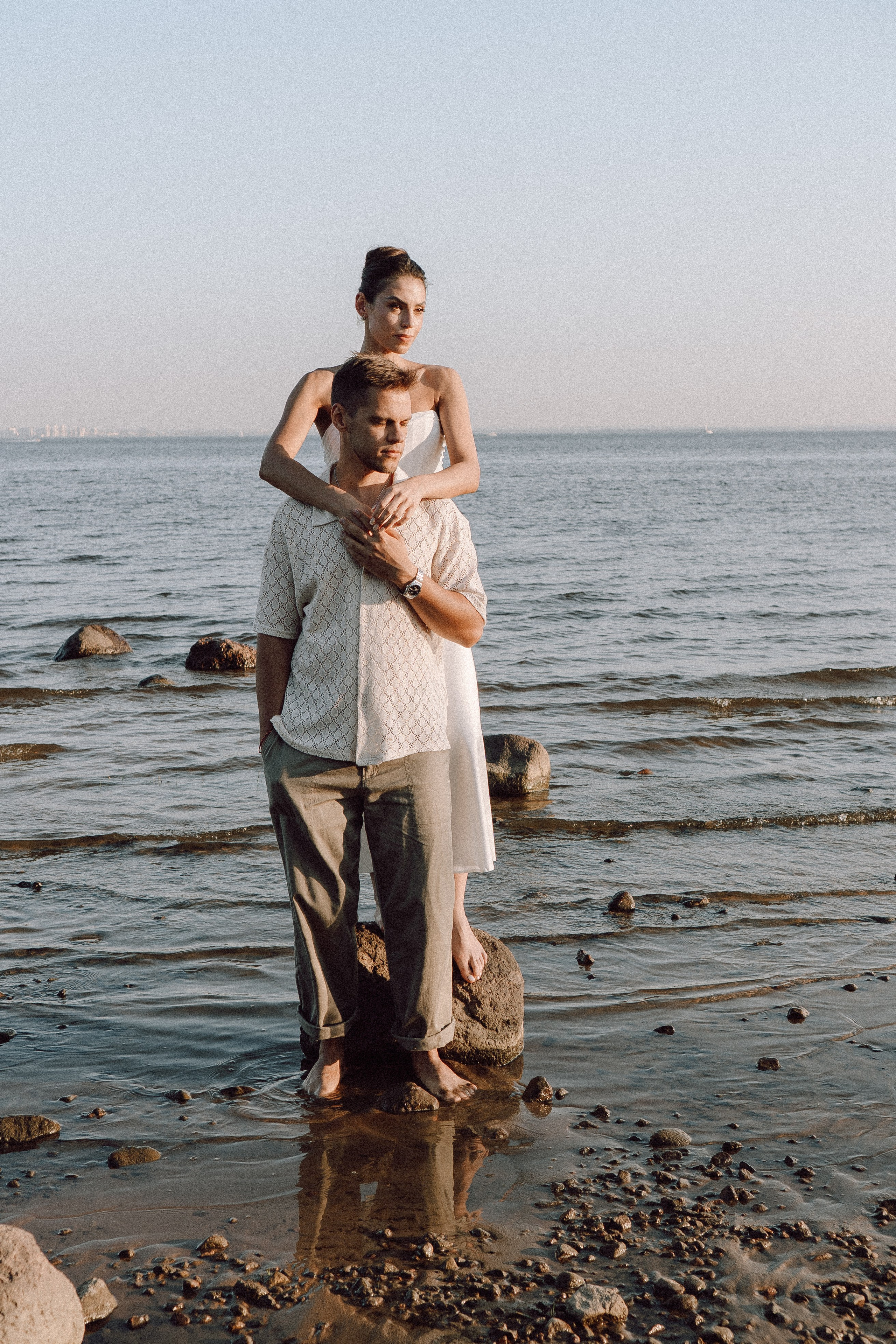 СВАДЕБНАЯ ФОТОСЕССИЯ ВЫЕЗДНОЙ ЦЕРЕМОНИИ (ФИНСКИЙ ЗАЛИВ). Профессиональный фотограф, Санкт-Петербург — Виктория Богомолова