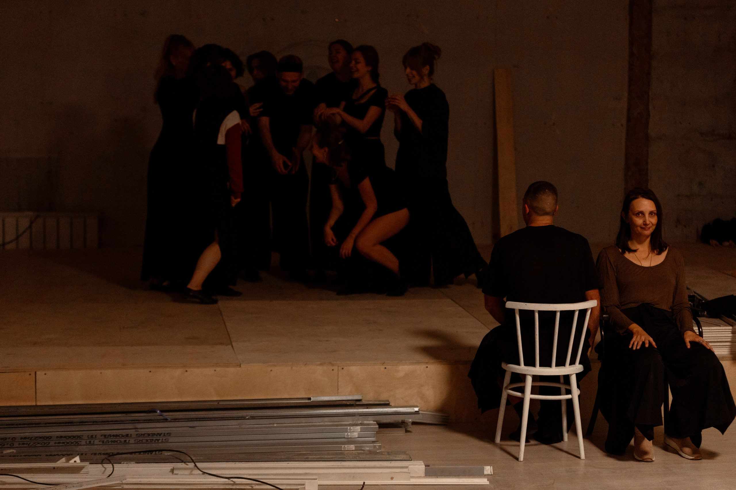 Театр «Человек в кубе». Репетиции в ремонте. Фотограф в Ростов-на-Дону Виктория Савчук