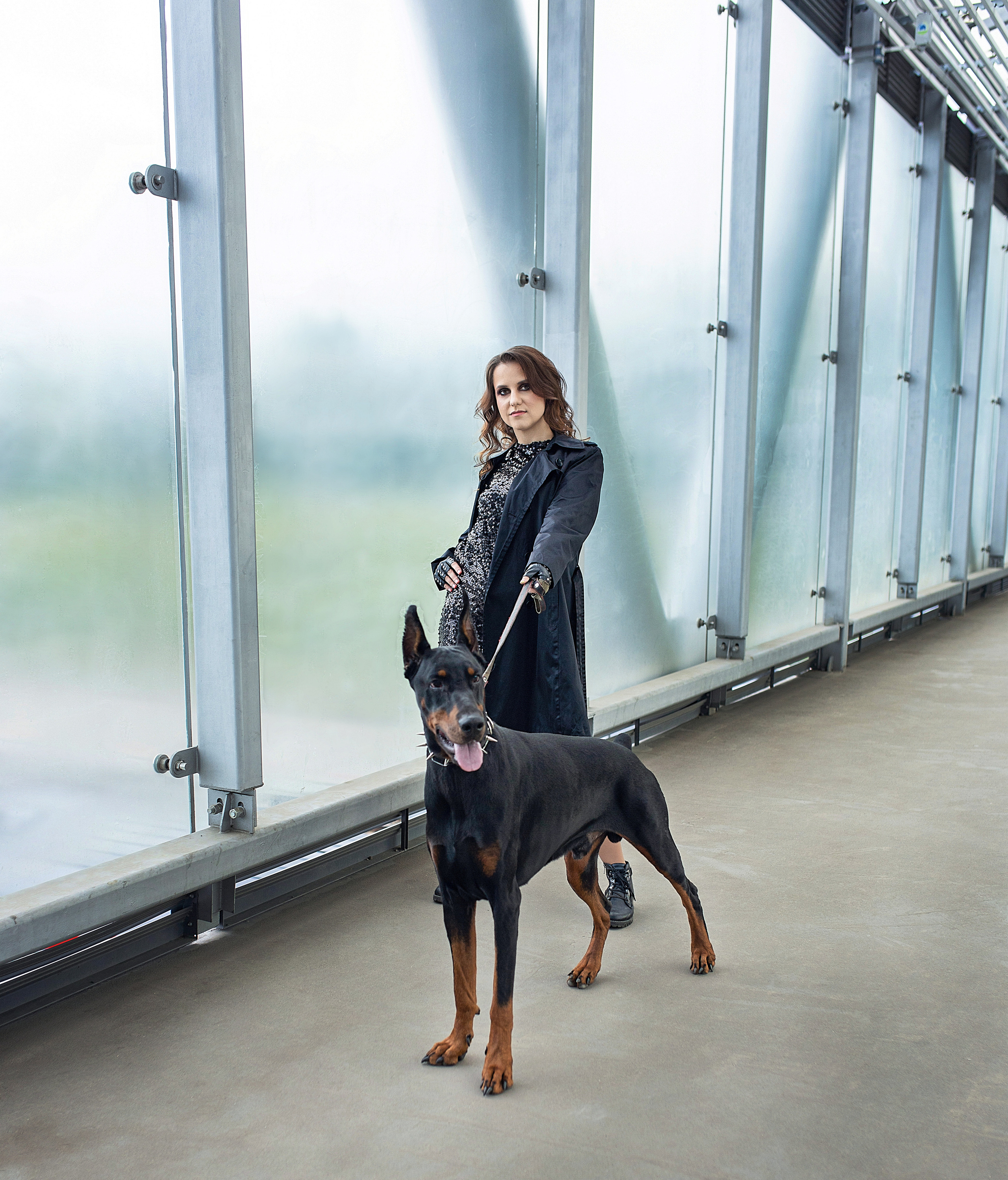 Street-фотосессия с доберманом. Фотограф в Петрозаводске BellaDonna