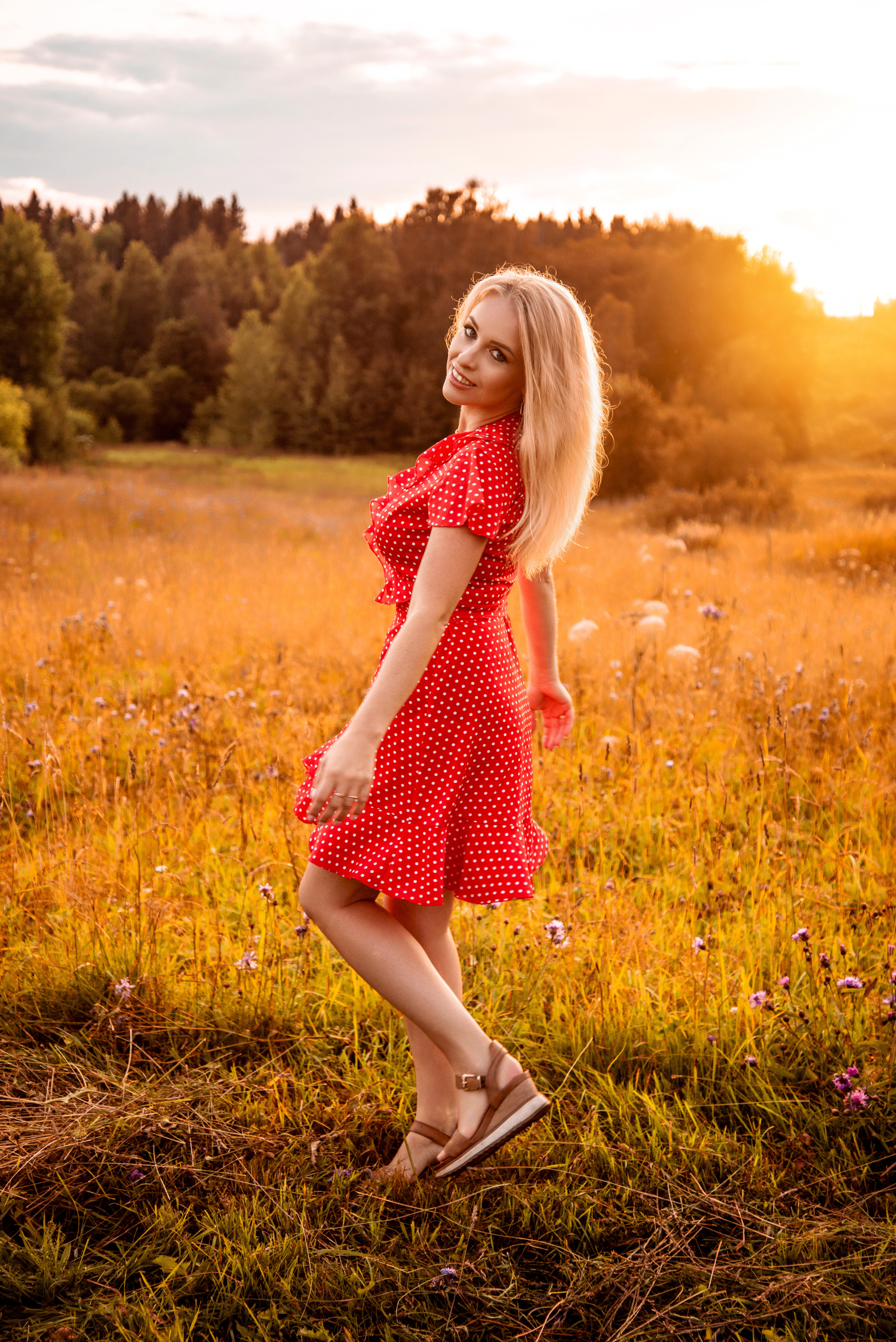 Закатная съемка Ани. Фотограф в Петрозаводске BellaDonna