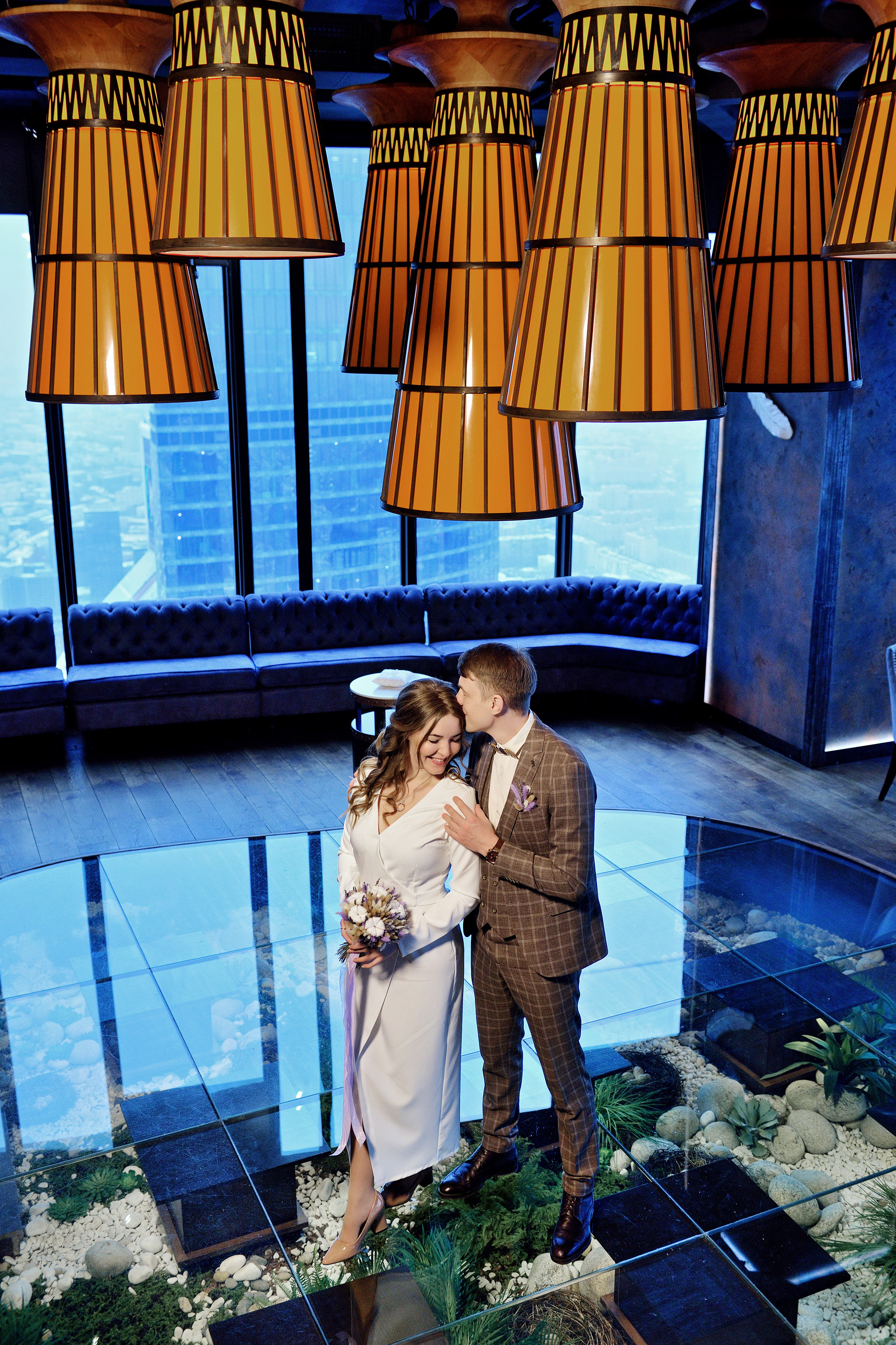 свадебная фотосессия ресторан Birds