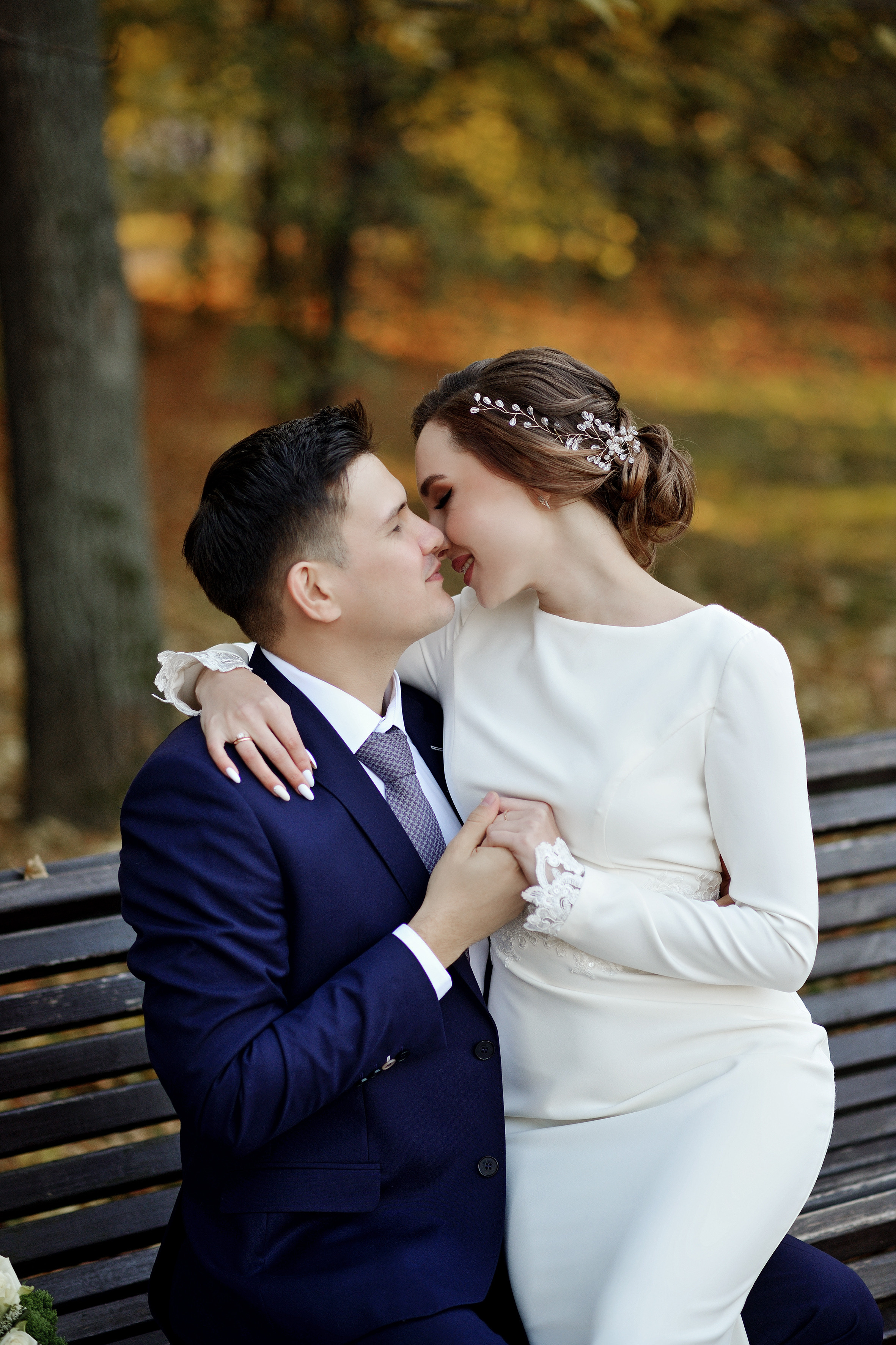 свадебная фотосессия екатерининский парк