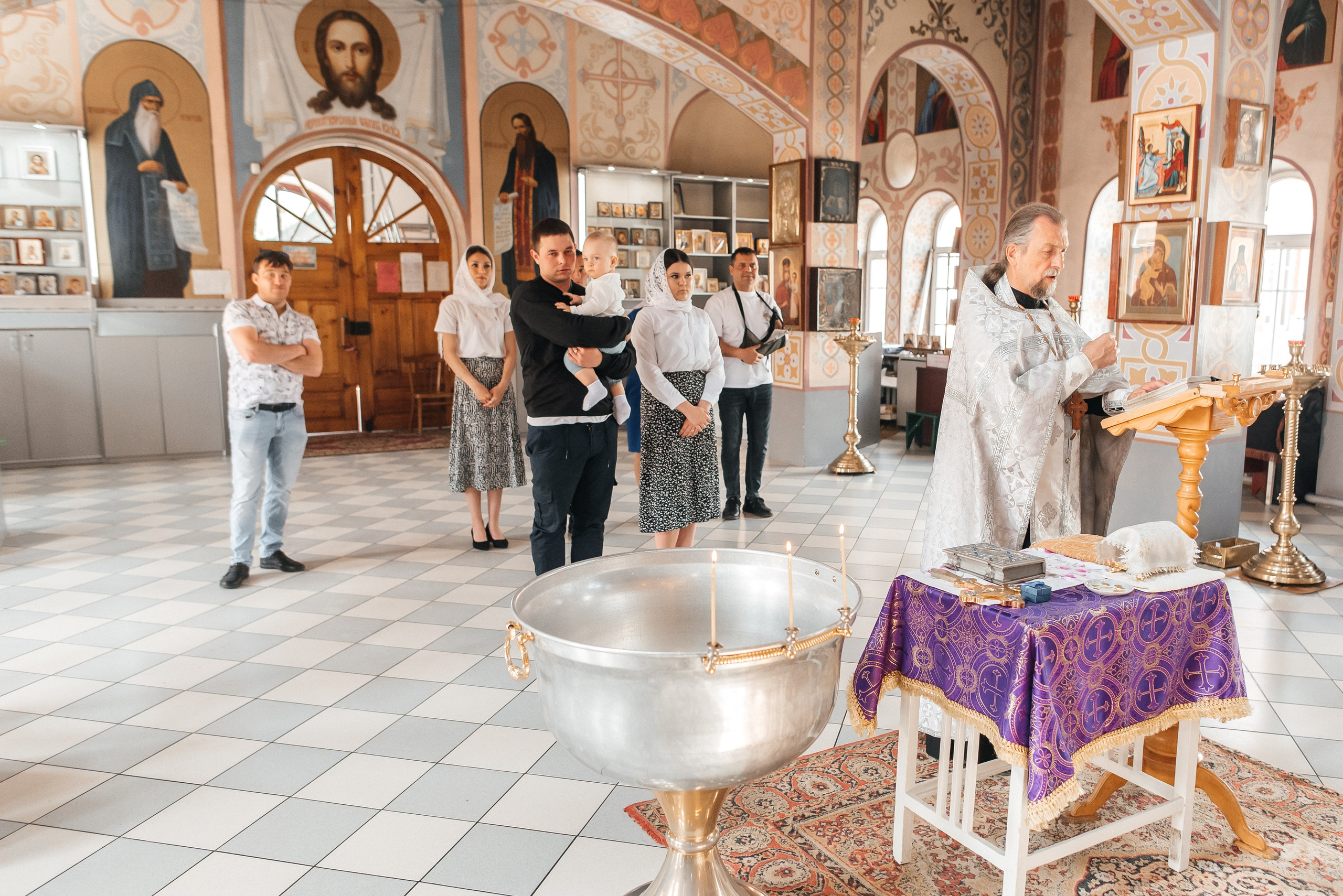 Крещение Матвея. Детский и семейный фотограф выпускной альбом Приморско-Ахтарск