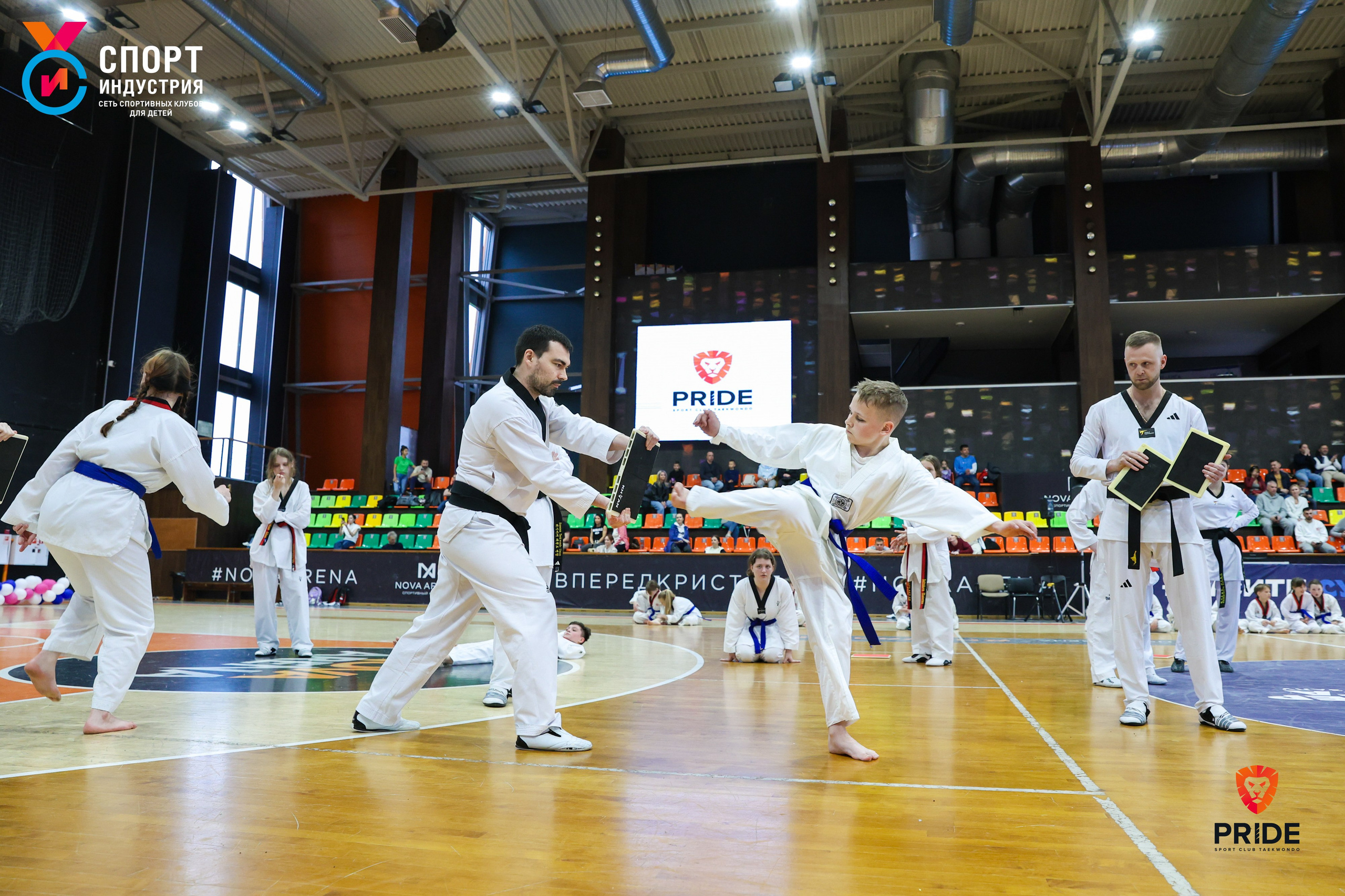 Аттестация по тхэквондо. Фотограф Дарья Попова