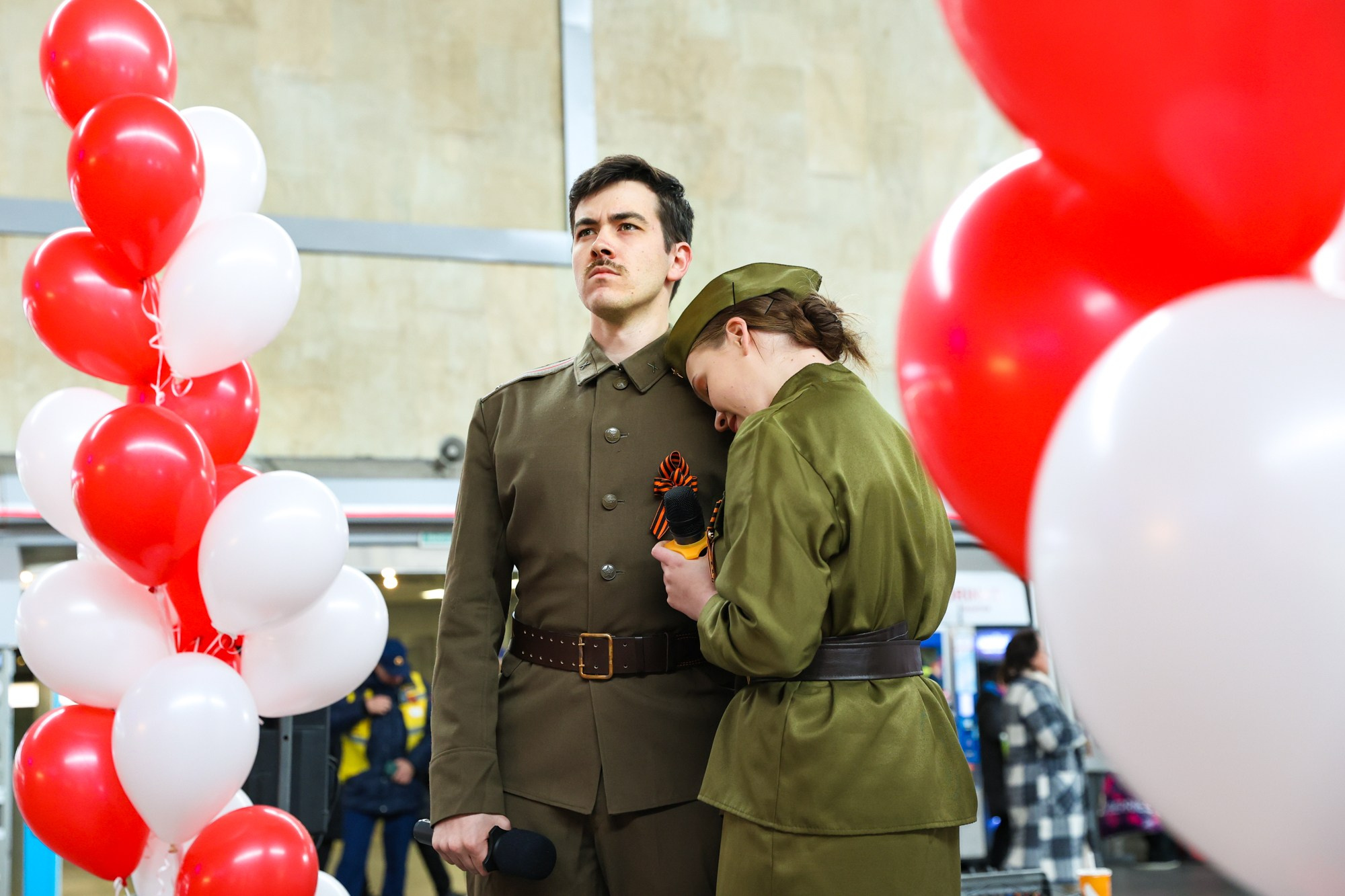 Концерт к 9 мая на Московском вокзале. Фотограф Дарья Попова