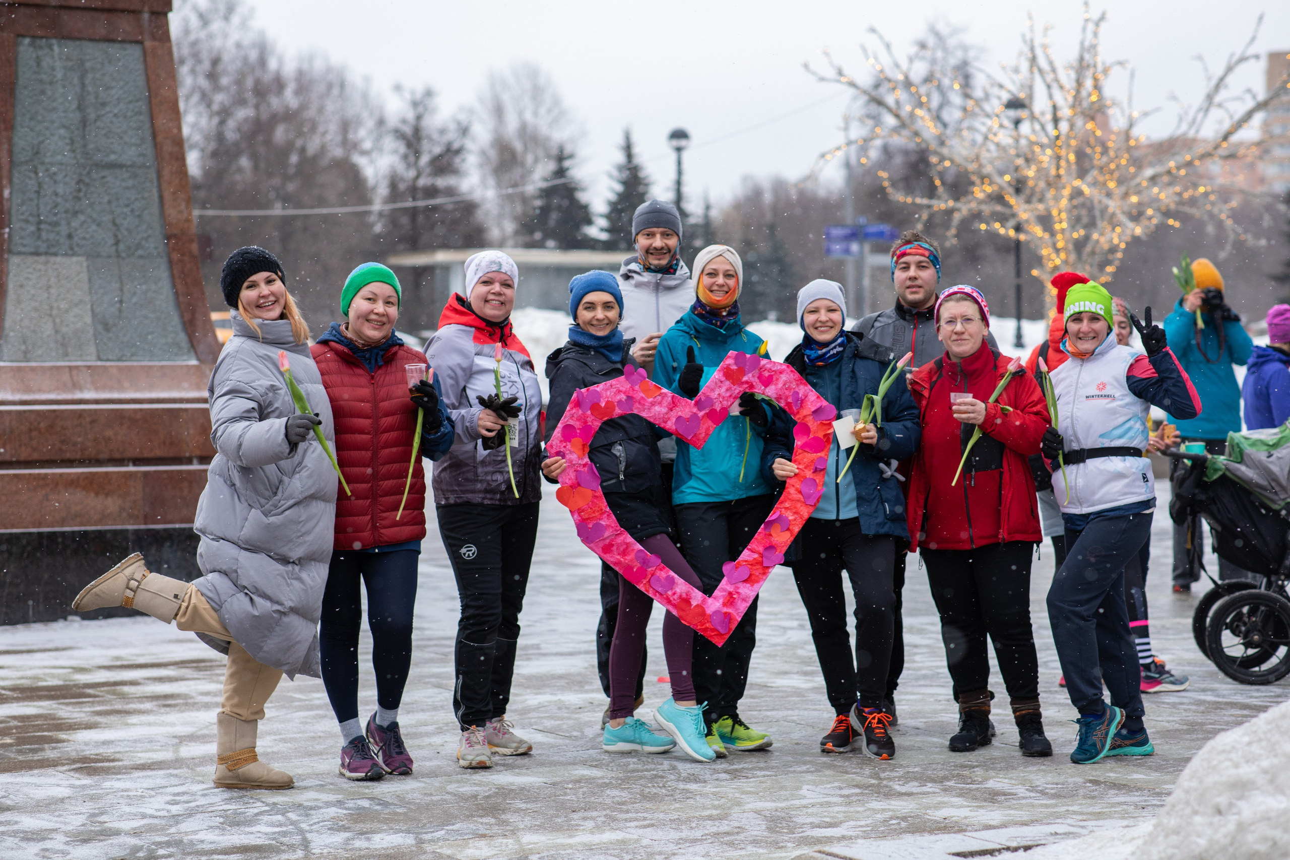Забег 8 Марта, Речной вокзал. Фотограф Сергей Ловкий