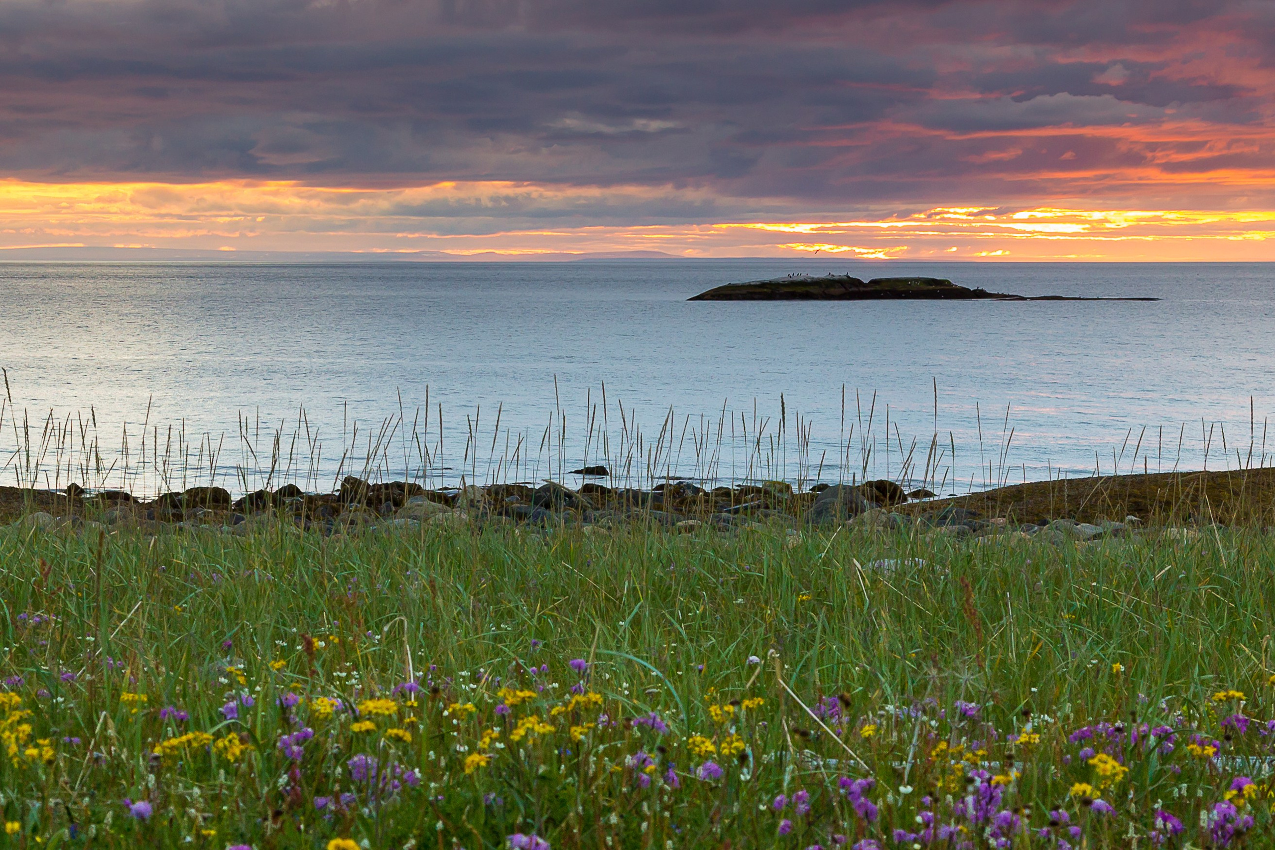 Солнечные ночи Крайнего Севера. Пейзажи Крайнего Севера. Баренцево море, Рыбачий, Средний, Немецкий