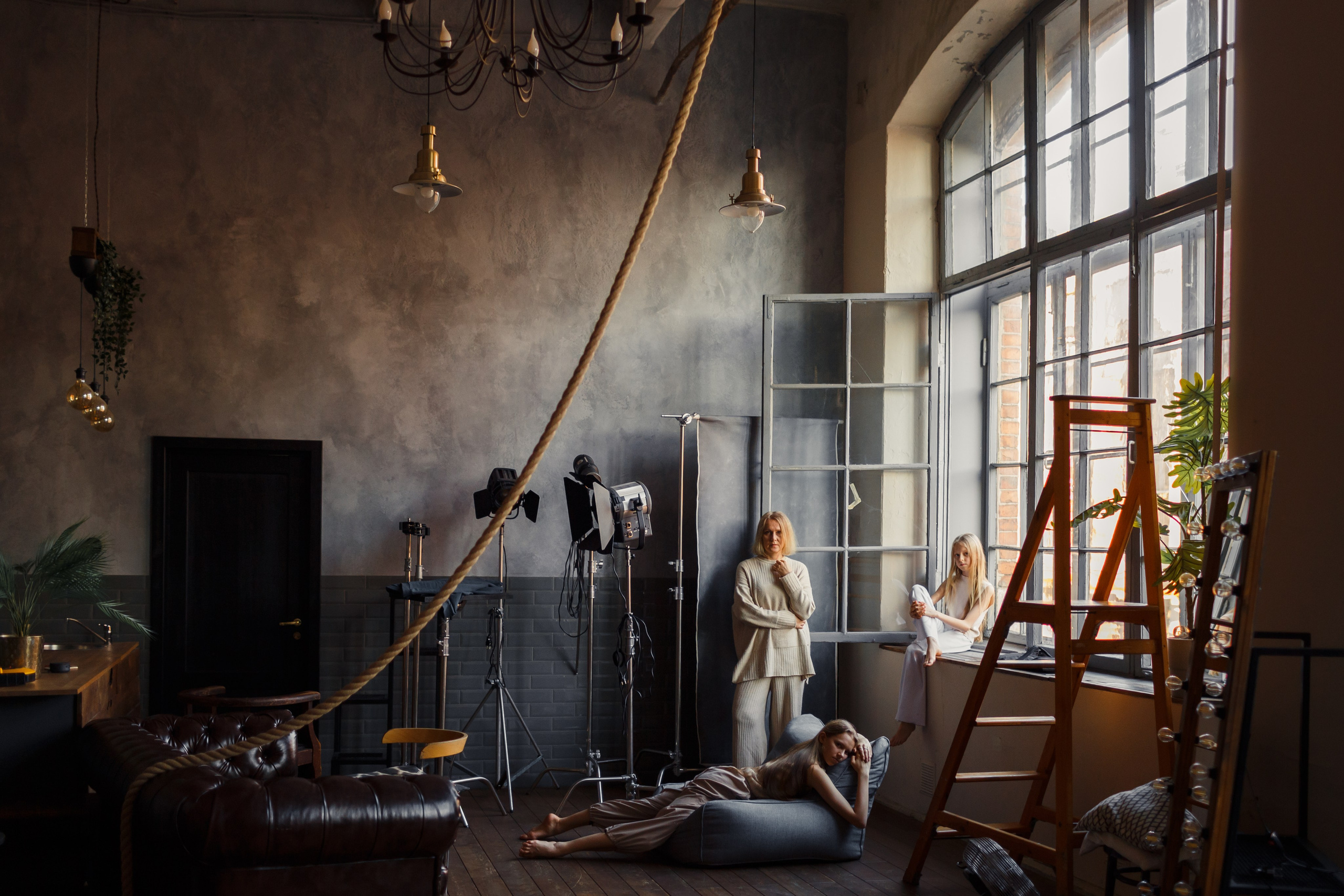 Эмилия Милана с мамой. Семейный и портретный фотограф в Санкт-Петербурге Андрей Воробьев