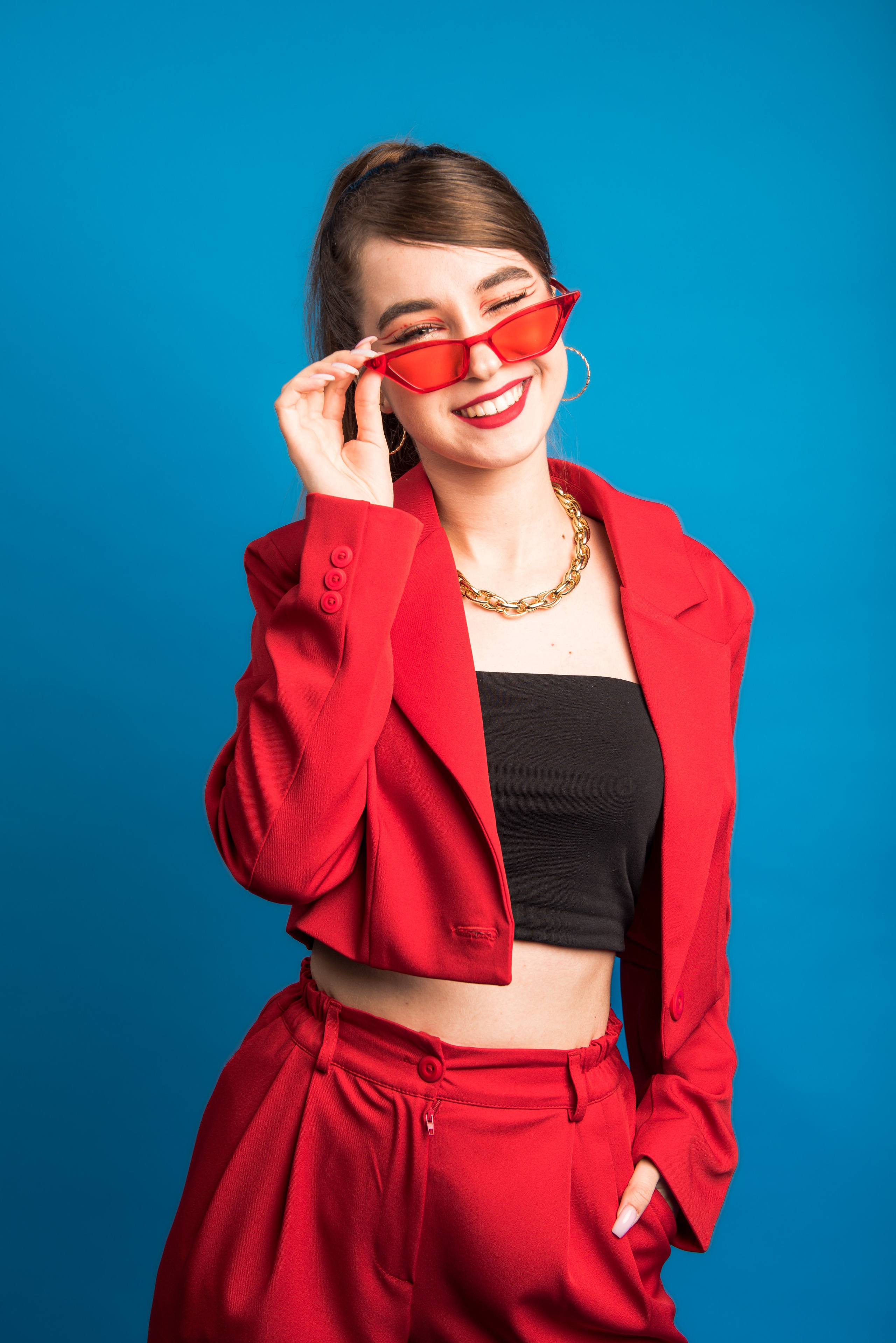 Blue board студийная съемка