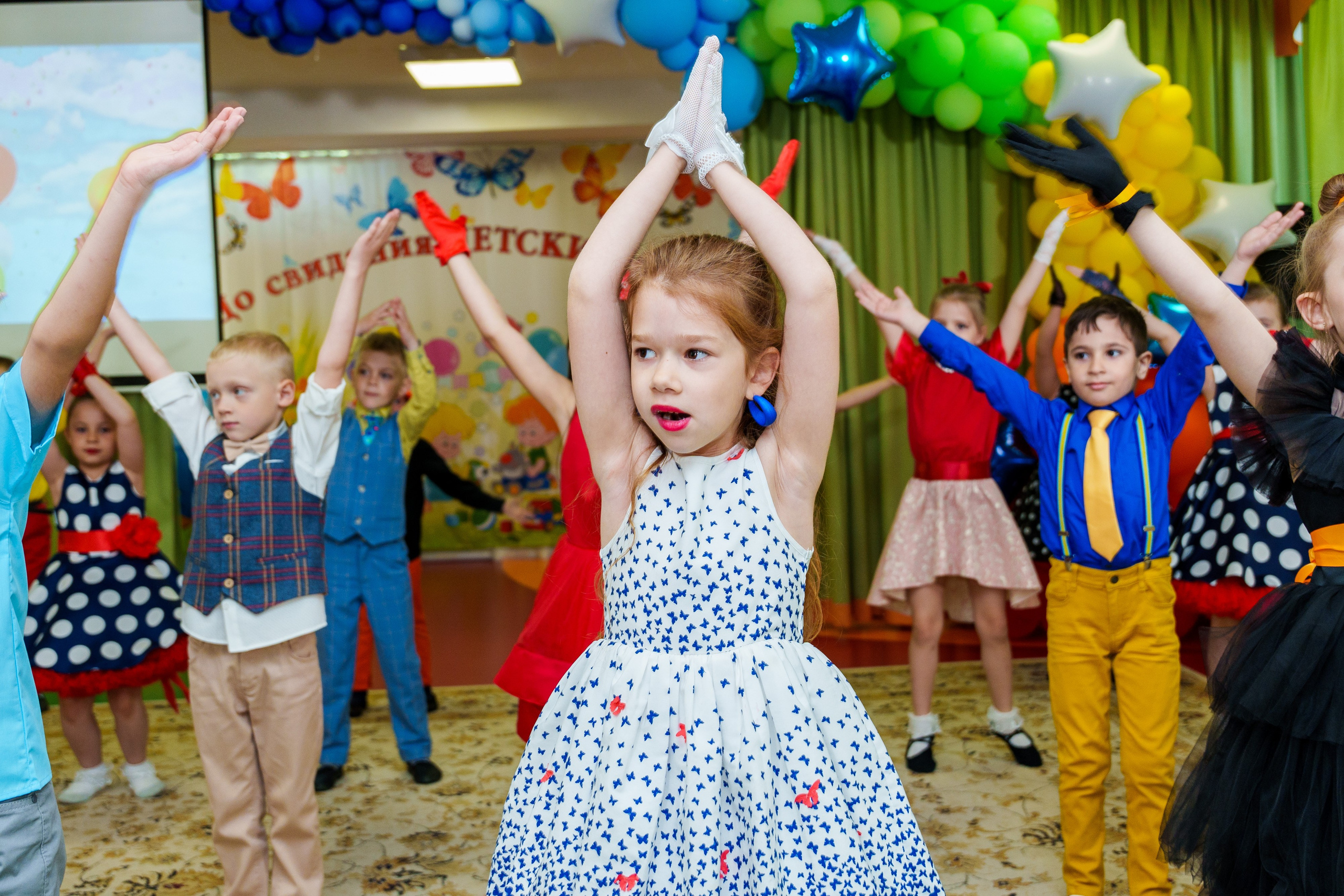 Выпускные в саду. Фотограф Юлия Попова