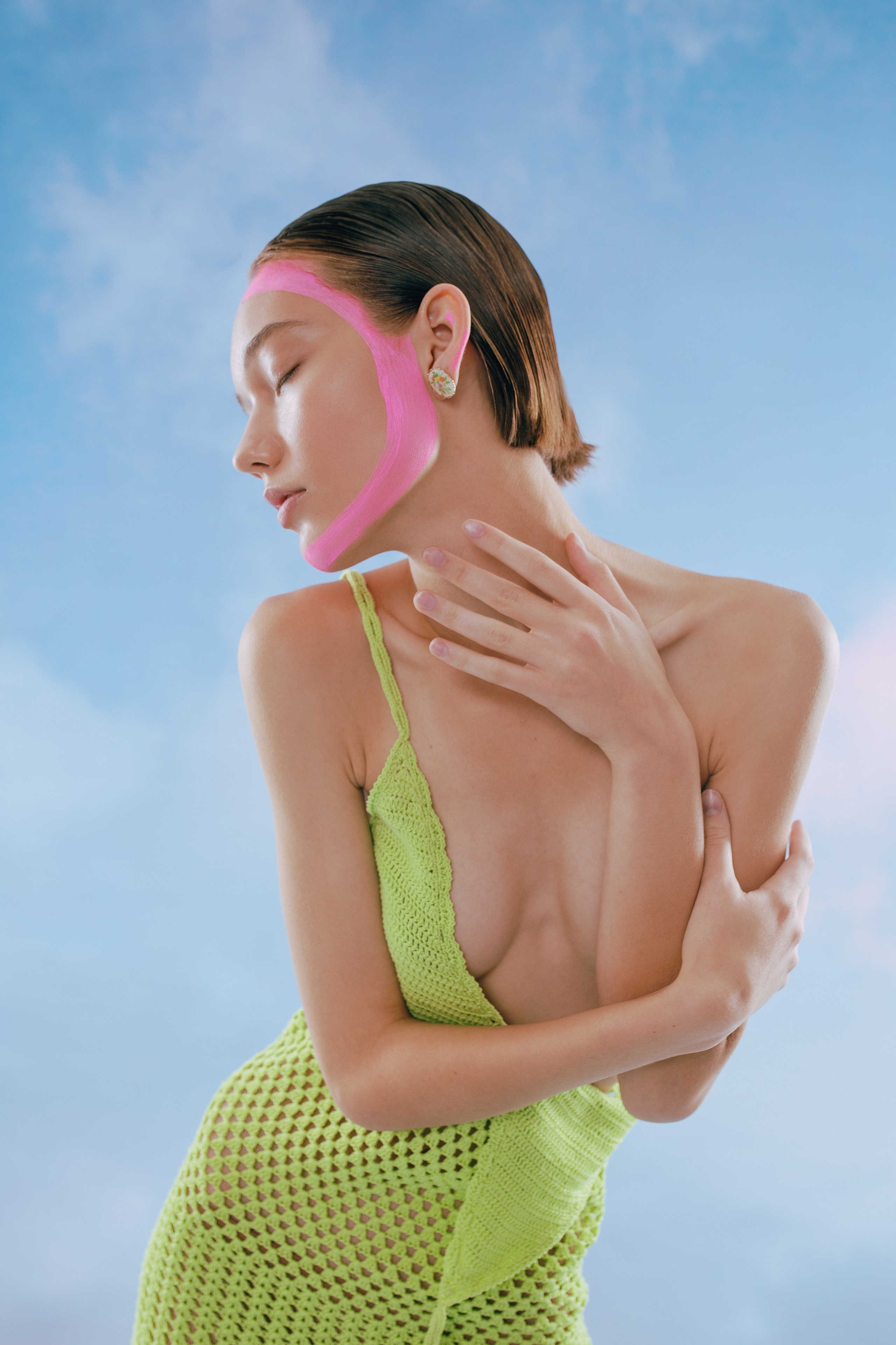 Retouching a full-length portrait