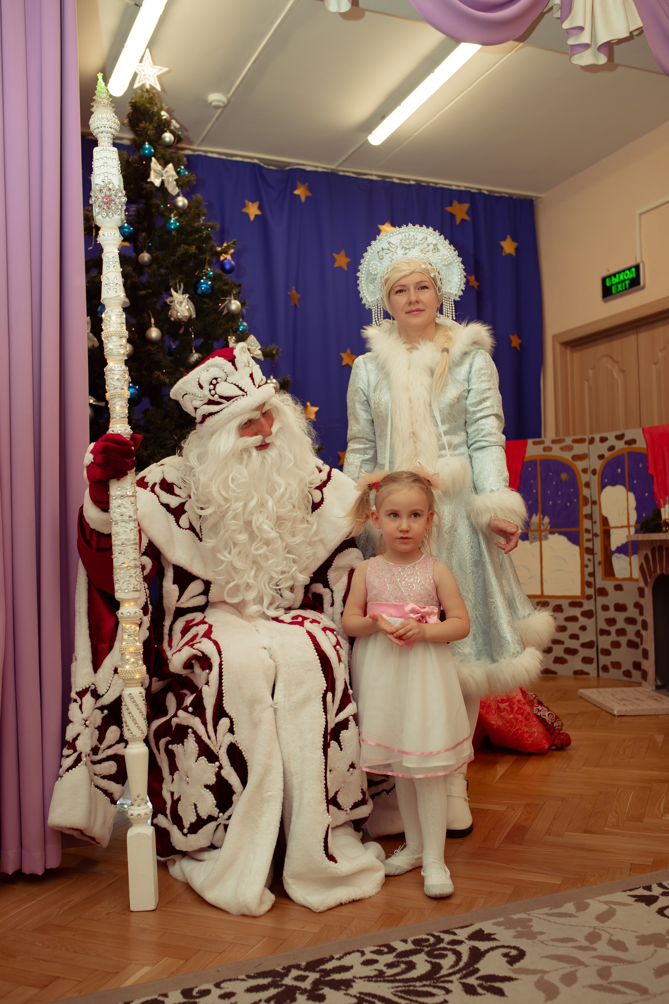 Новогодний утренник в детском саду. Семейный и детский фотограф в Москве Дорогова Екатерина