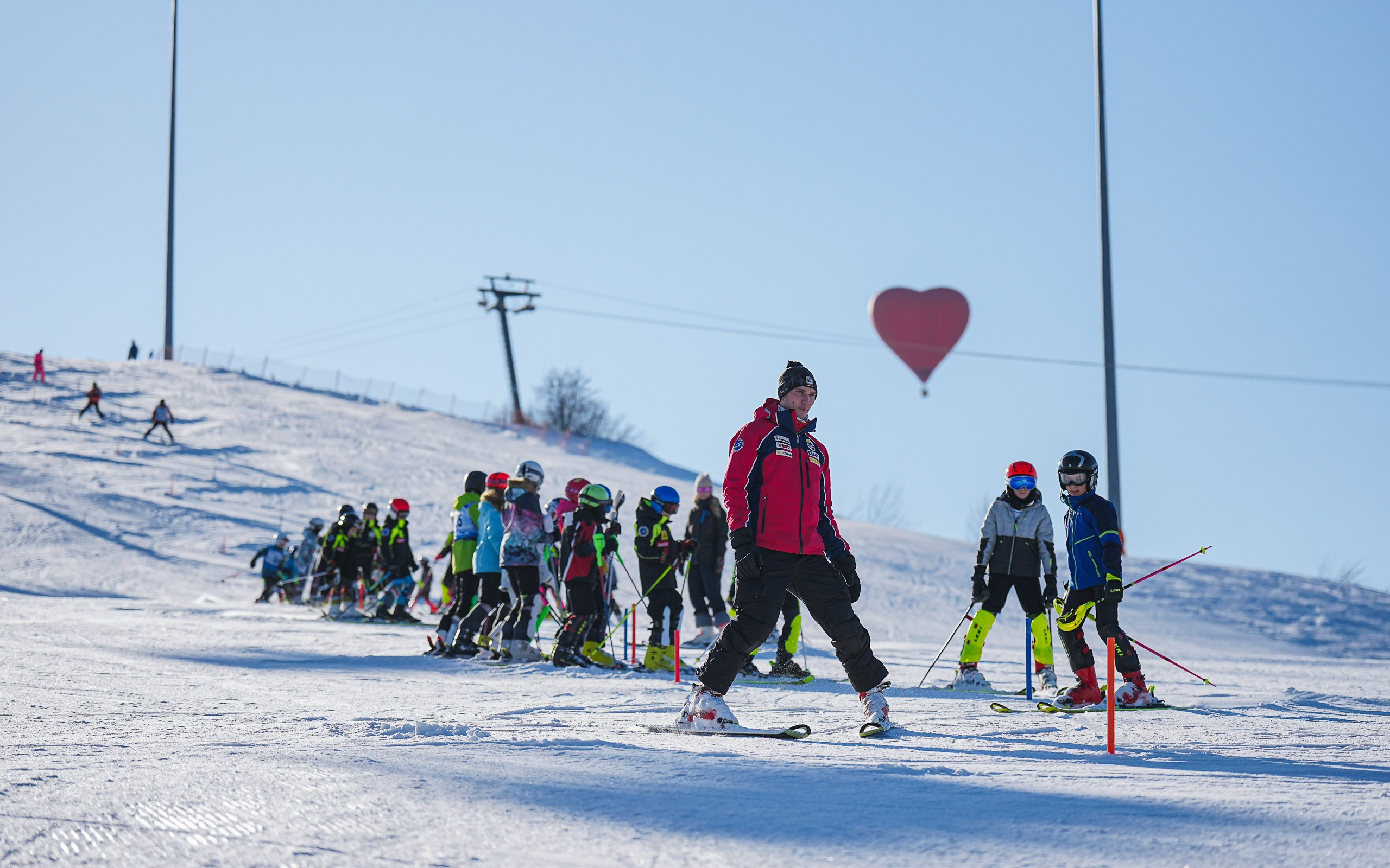 SL (Slalom) - Слалом. Соревнования по горнолыжному спорту. Московская область, Шуколово