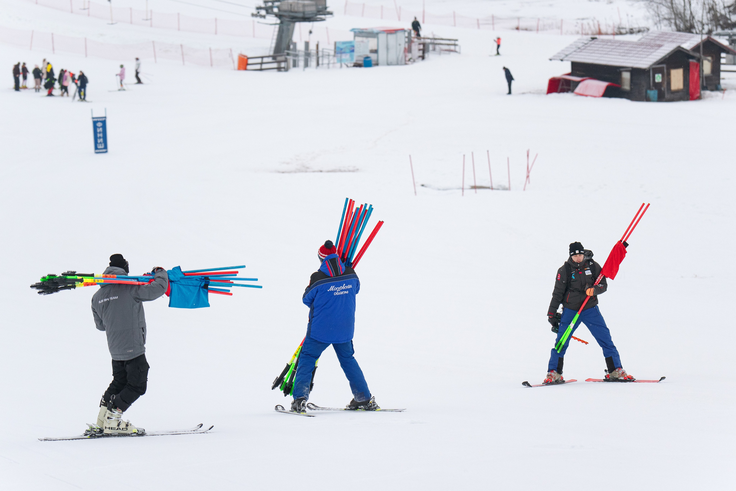 Горные лыжи. Первенство Центрального Федерального Округа. GS U14 Шуколово. Фотограф Студитский Евгений