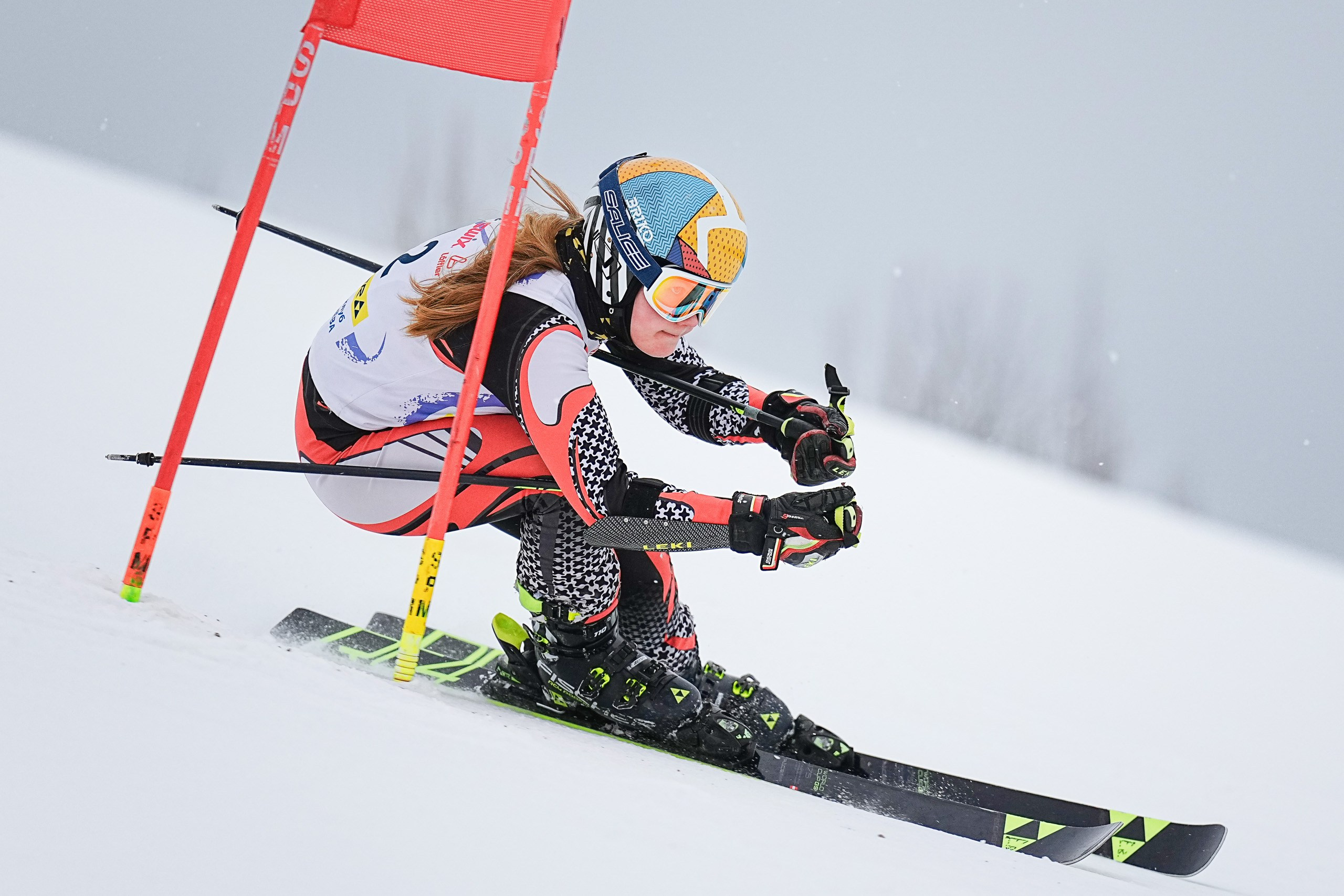 Горные лыжи. Первенство Центрального Федерального Округа. GS U16 Шуколово. Фотограф Студитский Евгений
