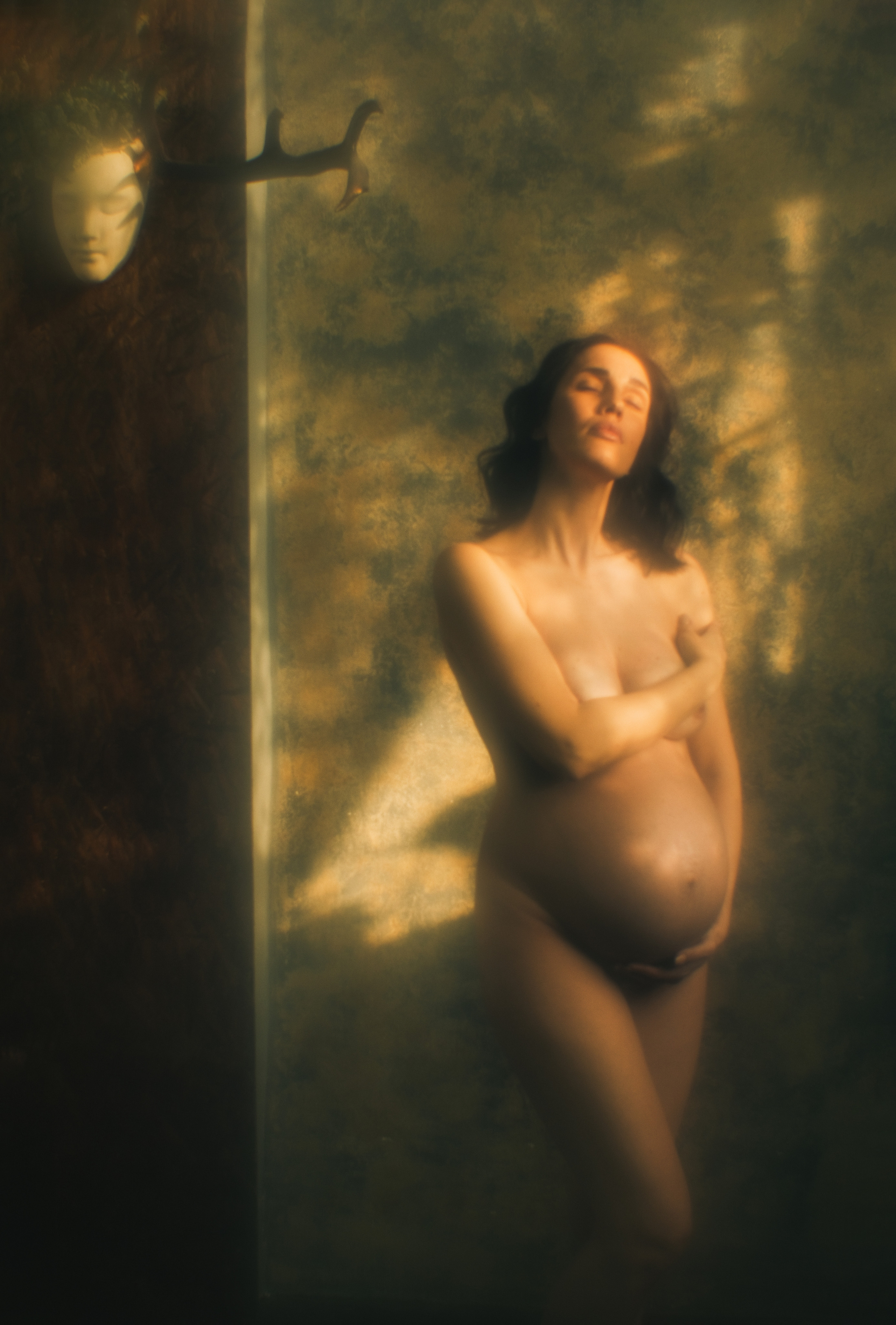 Солнечная съемка ожидания для Ольги. Женский семейный фотограф Тула Москва Захарова Анна