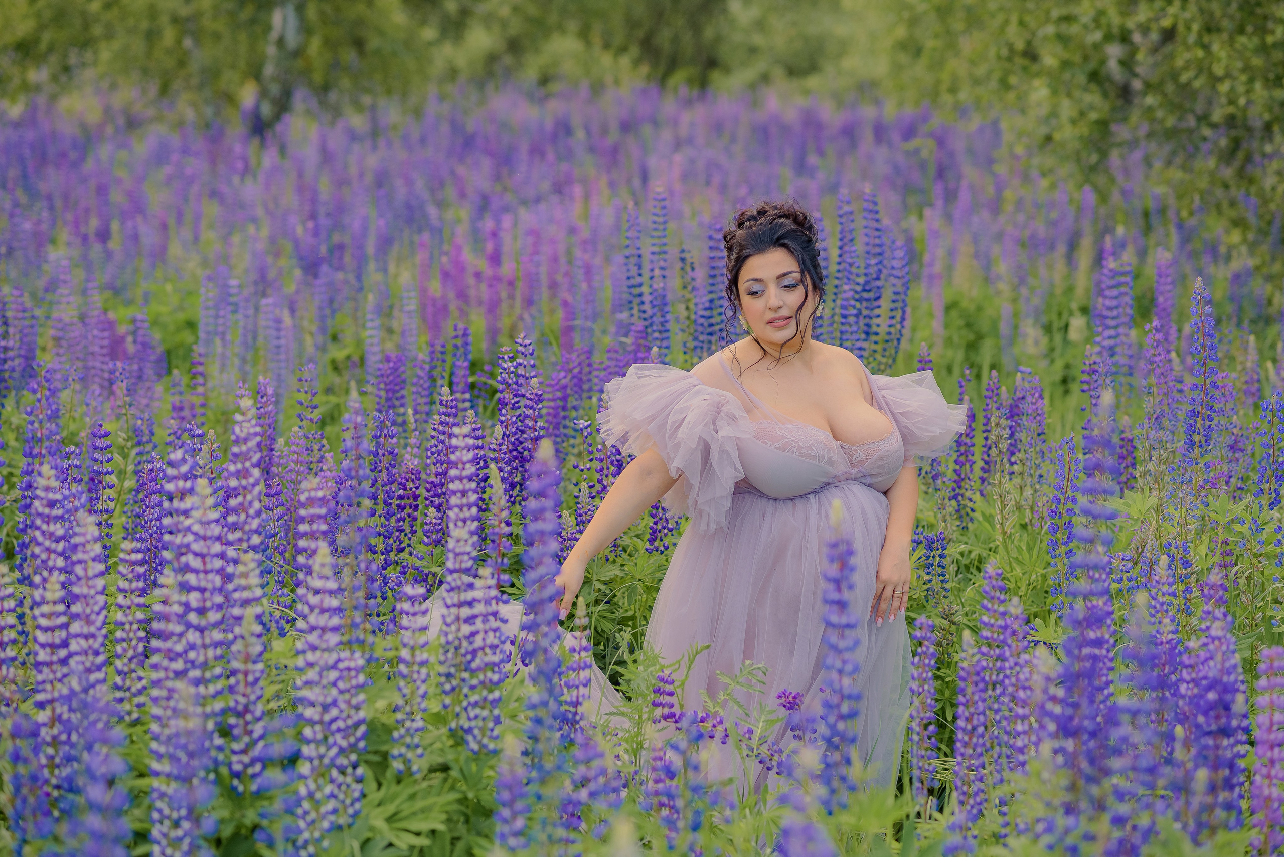 Люпиновое поле. Семейный фотограф в Рязани Мария Ермакова