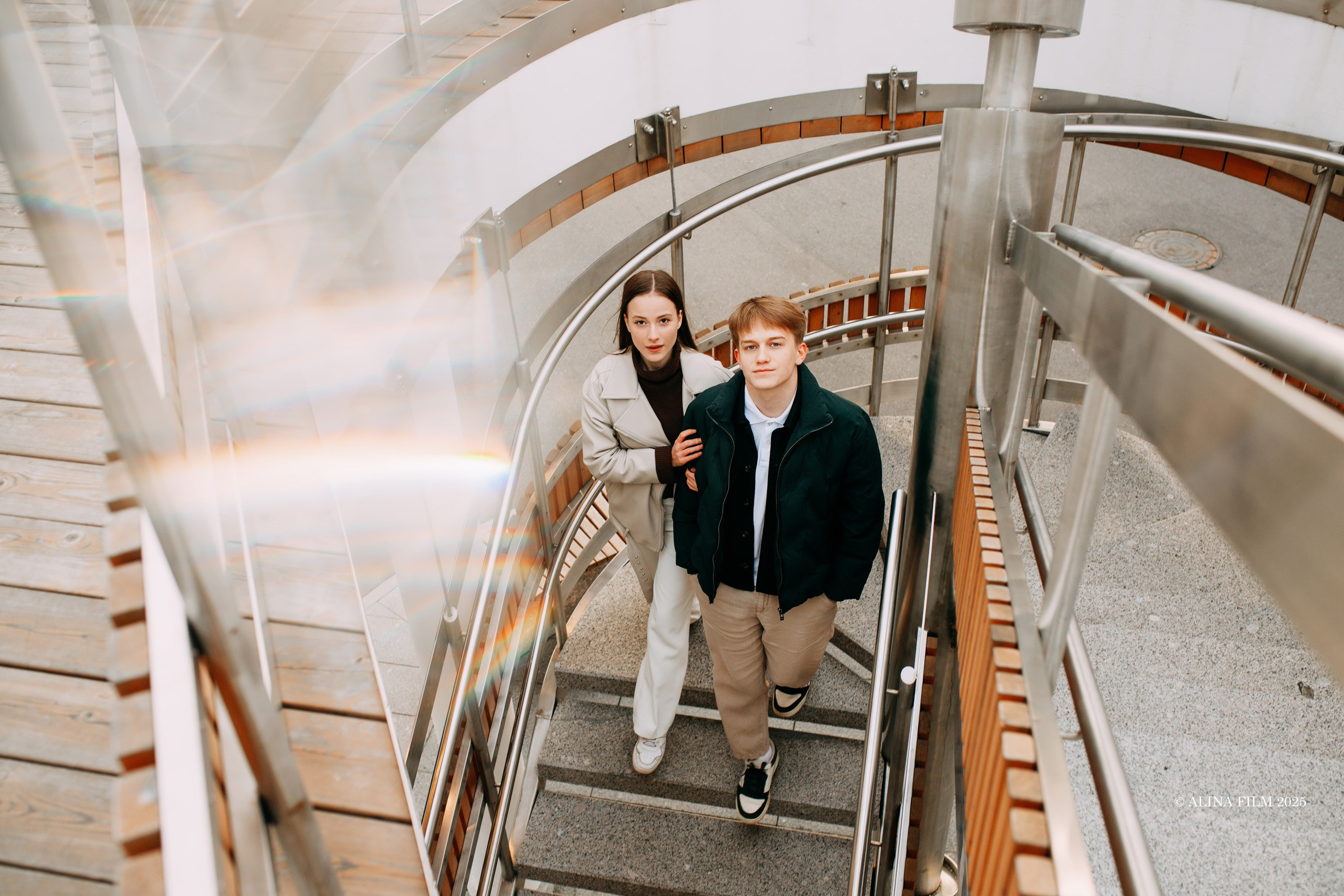 Фотосессия у Лахты (лавстори). Фотограф в Санкт-Петербурге Alina Film