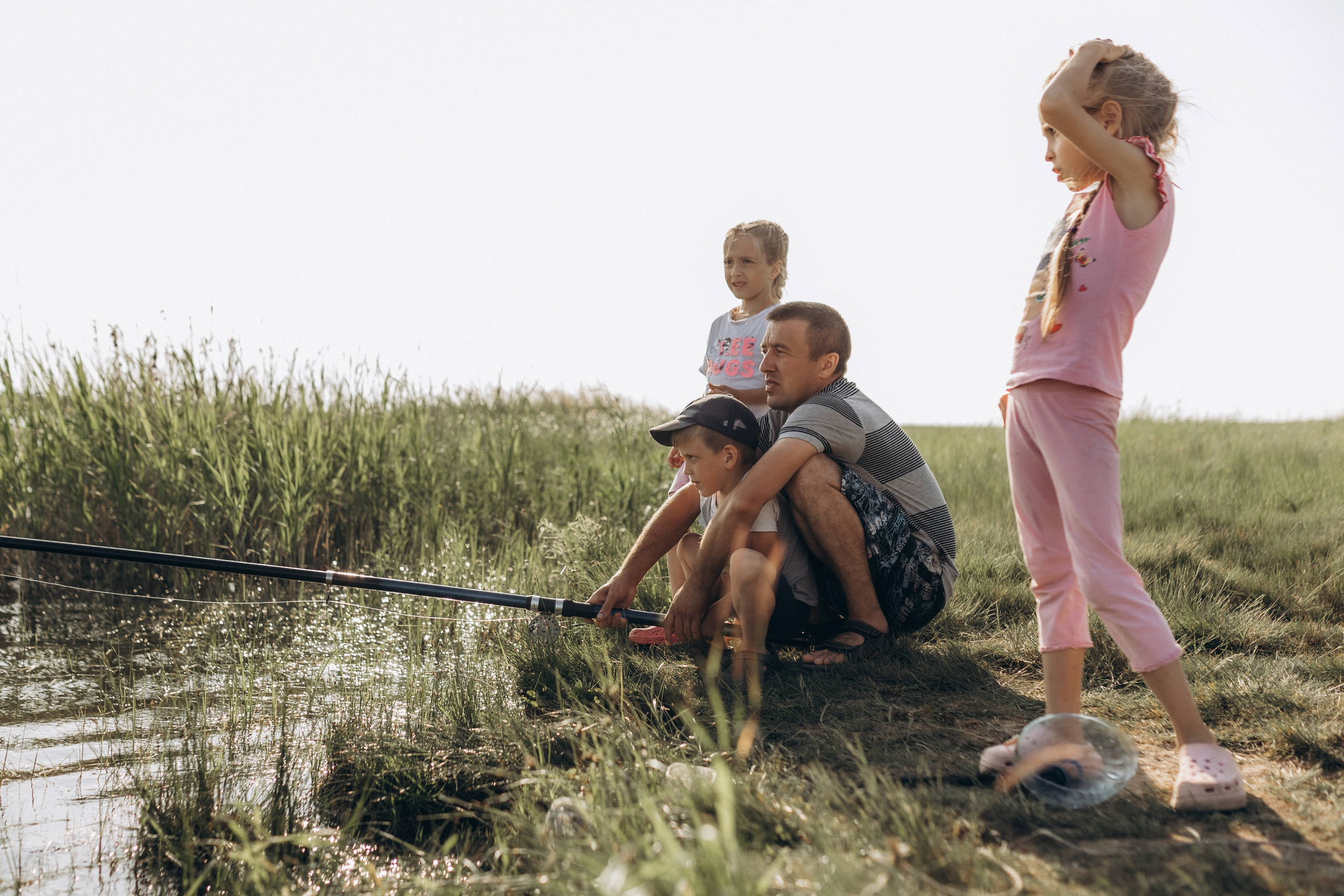 Семейная рыбалка. Семейный фотограф lifestyle в Новосибирске Елена Шпилевая