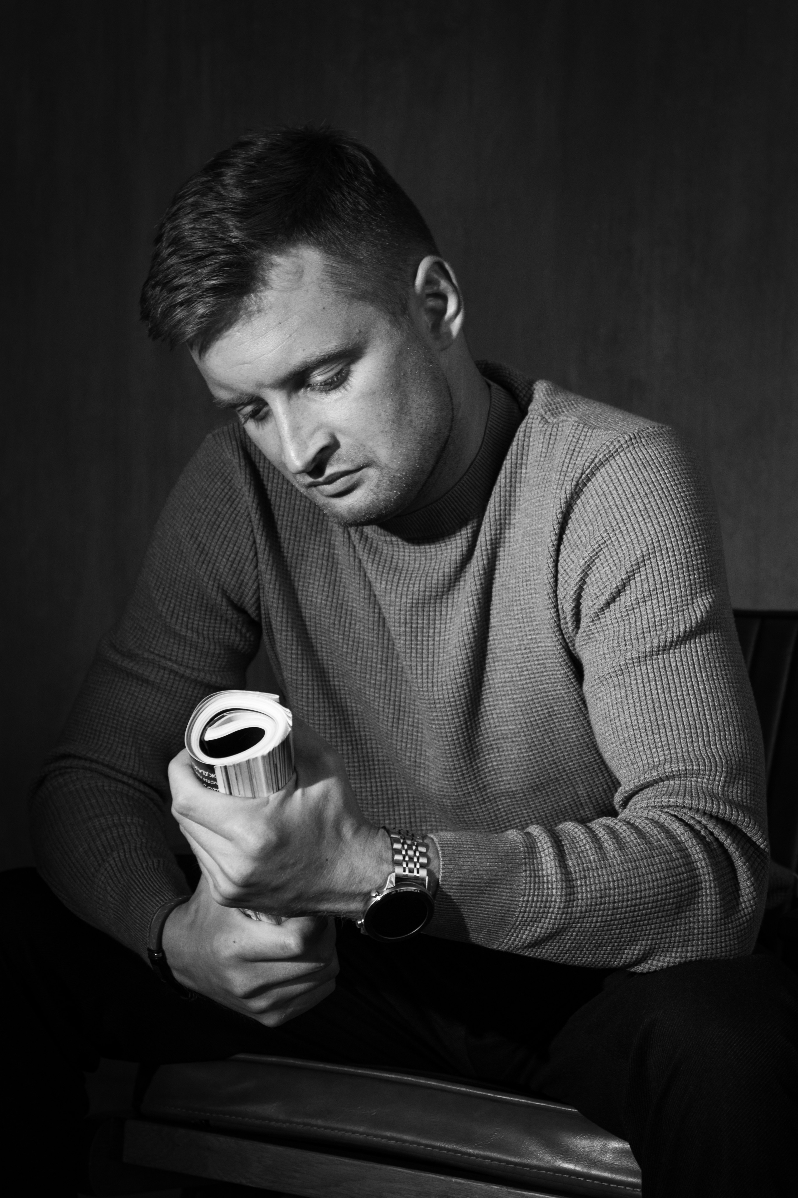 Мужской портрет_ЧБ. Портретный фотограф Ярославль I Натали Чуб