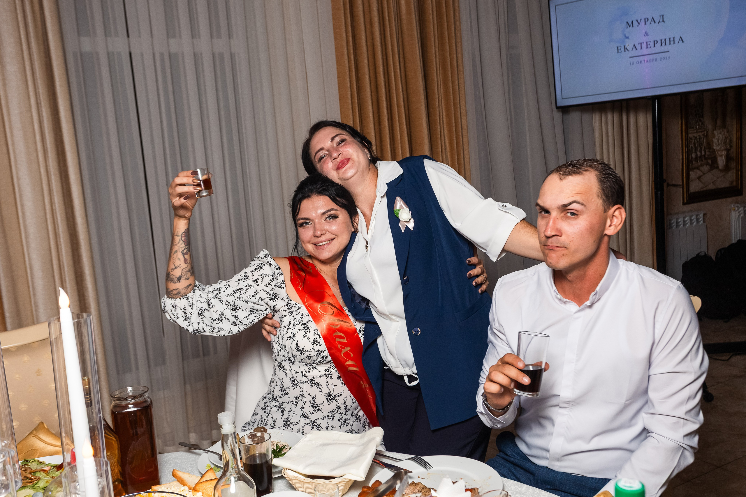 Банкет Мурад и Екатерина. Репортажный фотограф Анапа