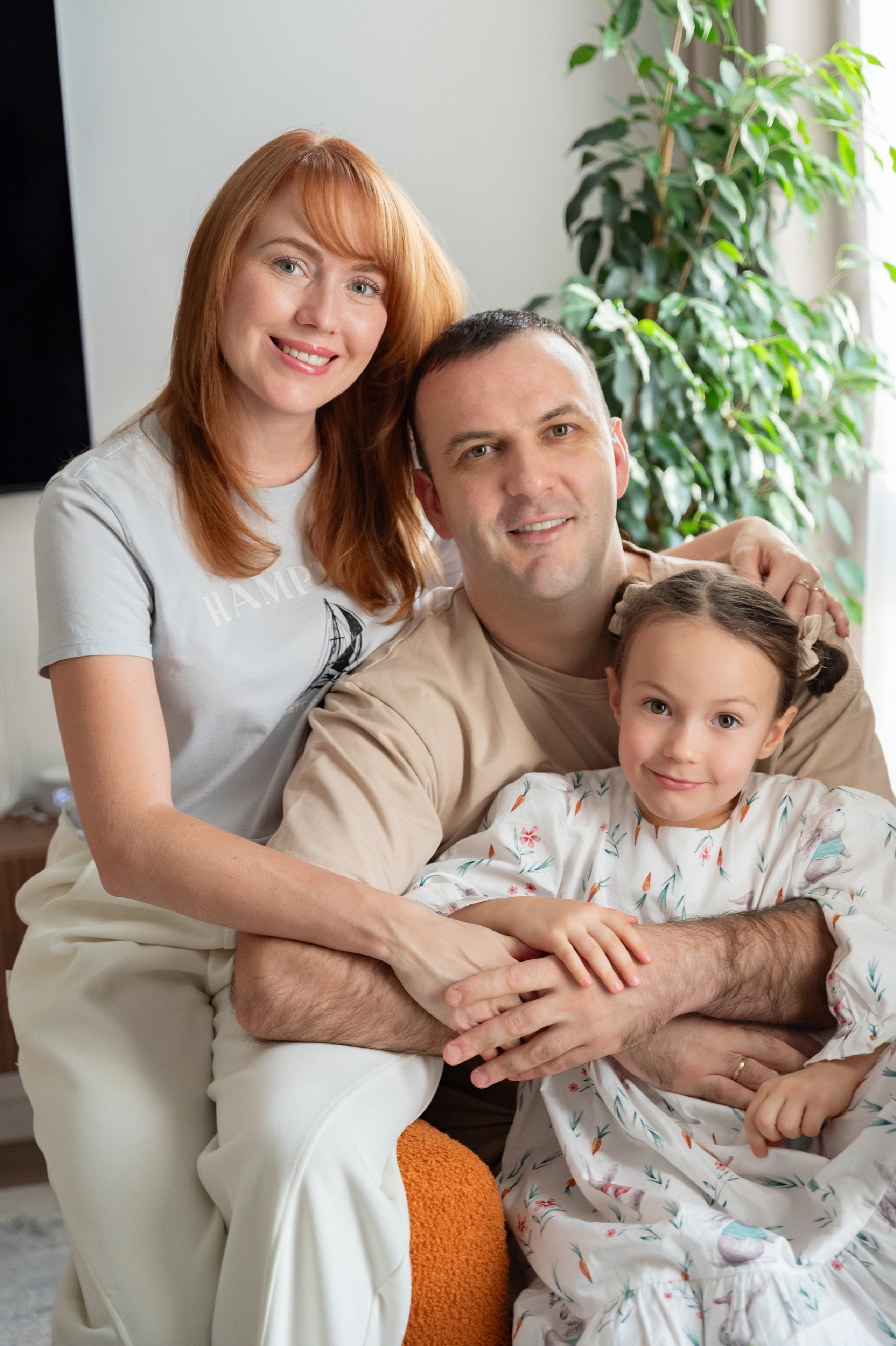 Семейная домашняя фотосессия. Фотограф Юлия Кондратьева