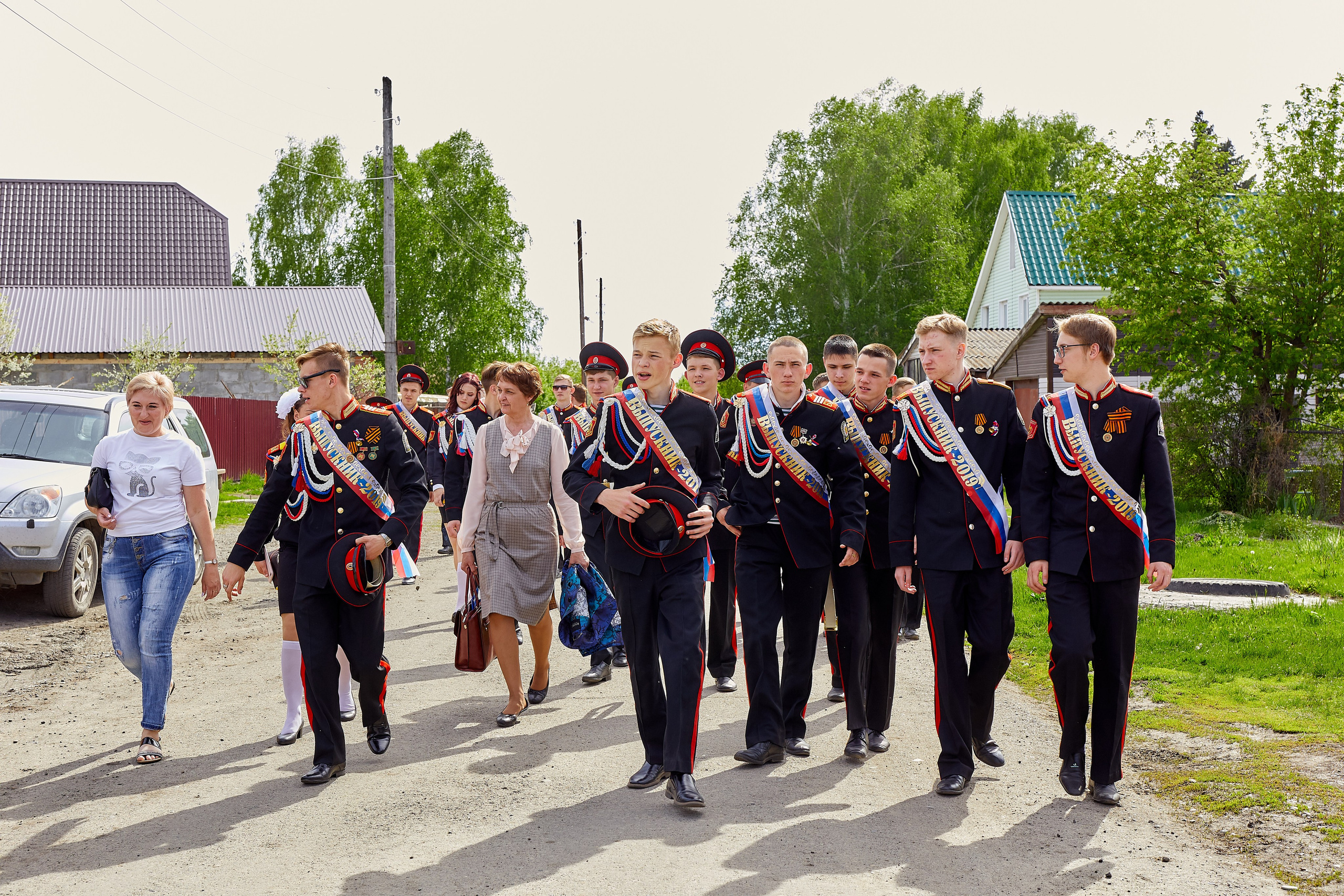 Кадеты последний звонок. Фотограф Вячеслав Фарунин