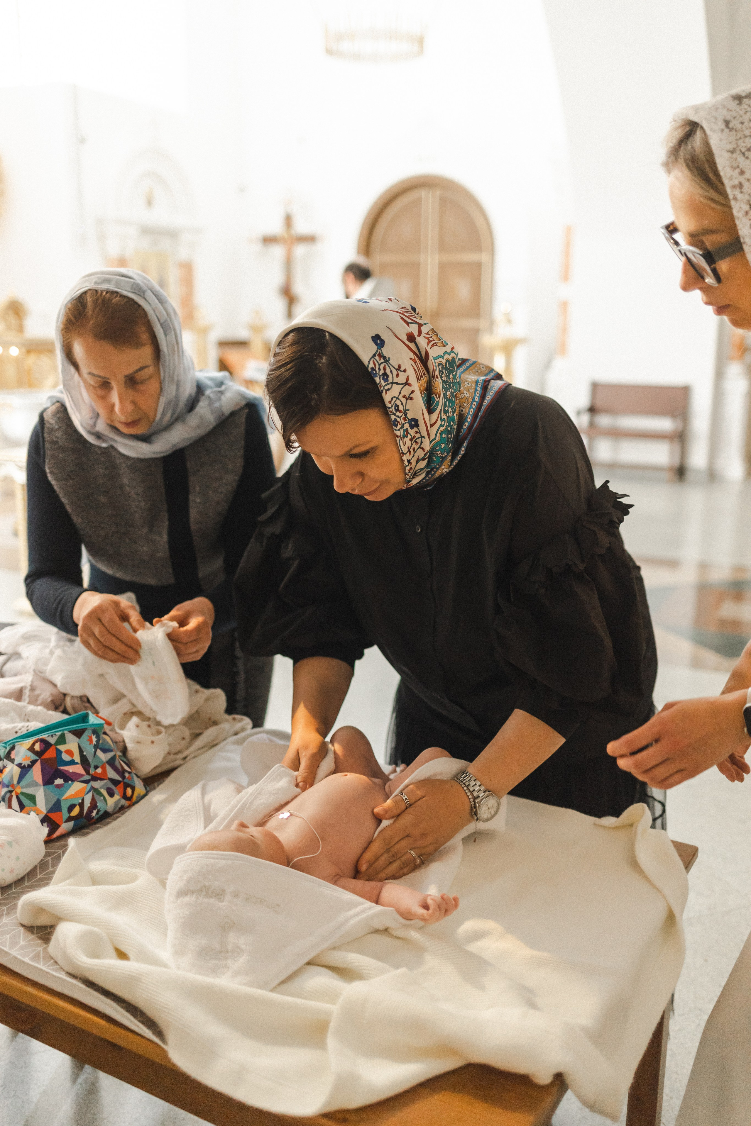 Крещение Стефании. Семейный фотограф в Москве
