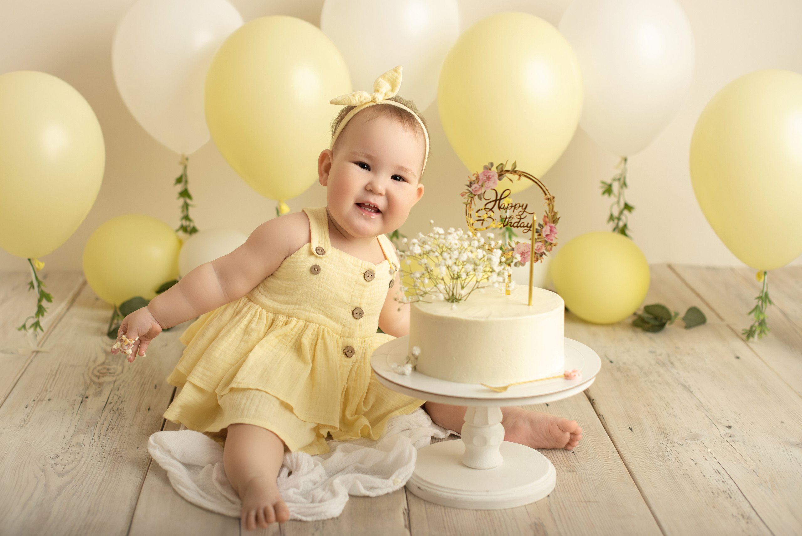 Первый годик. Фотограф новорожденных и малышей в Тюмени Ирина Ляховец