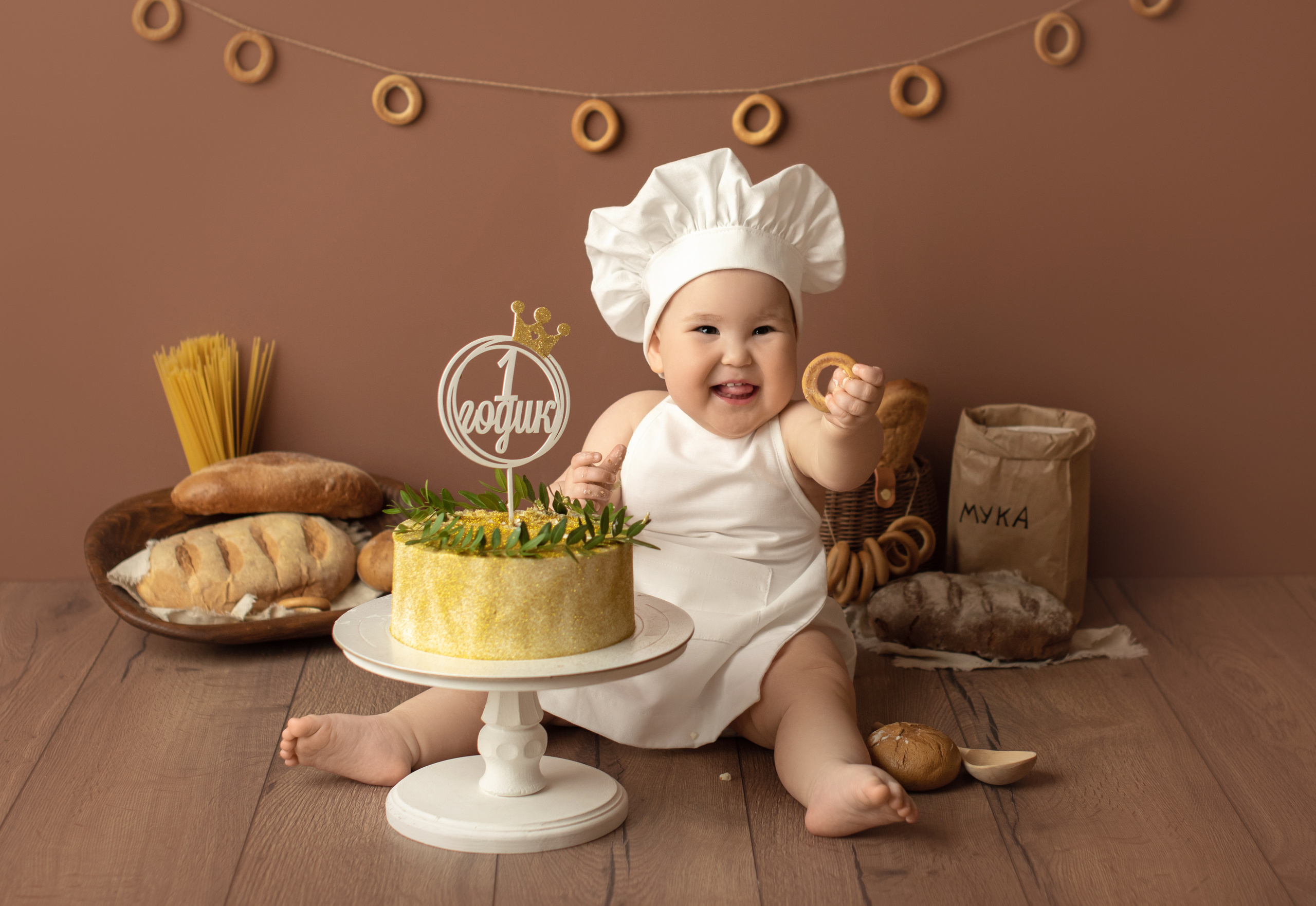 Первый годик. Фотограф новорожденных и малышей в Тюмени Ирина Ляховец