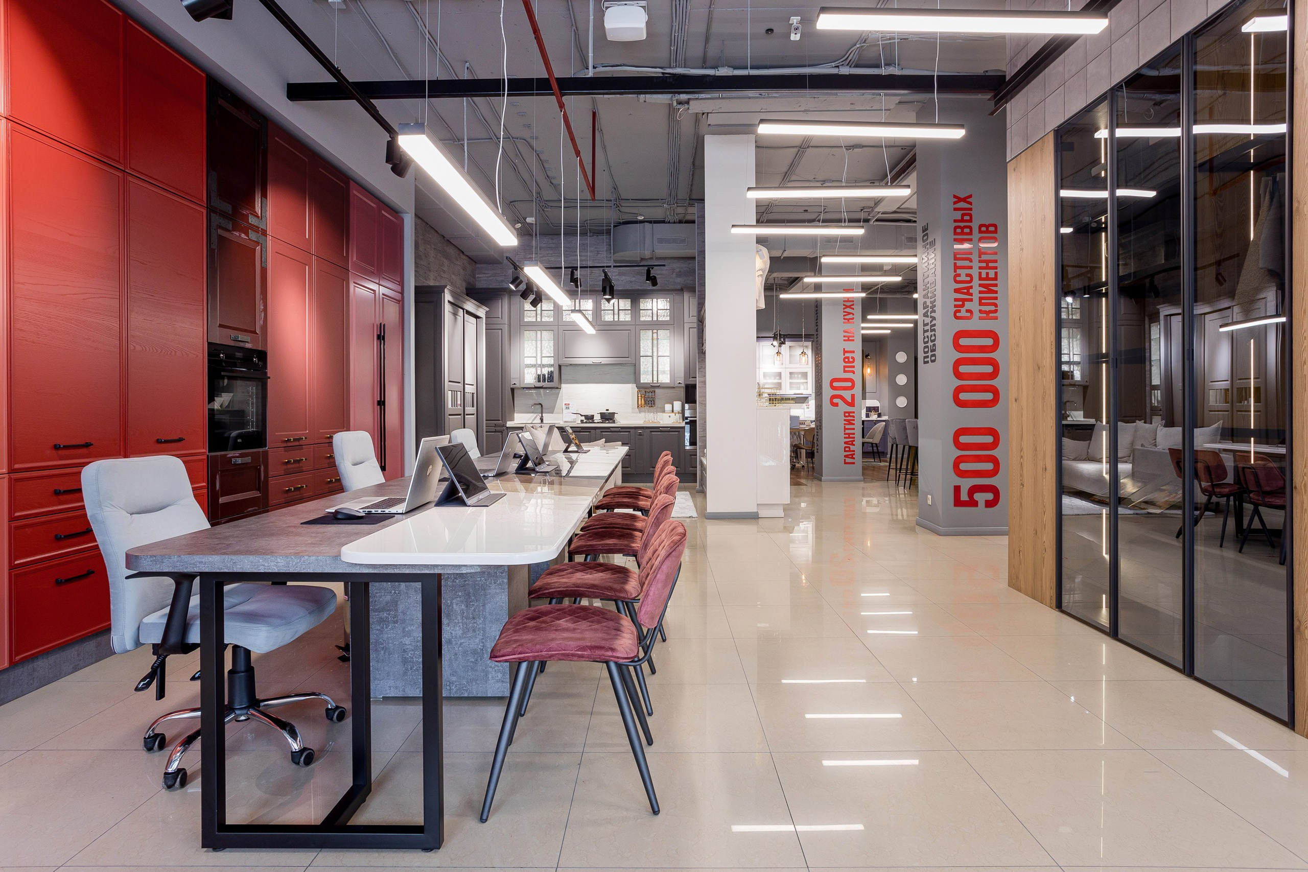 Kitchen salon. Interior photographer Vitalii in Portland and Vancouver