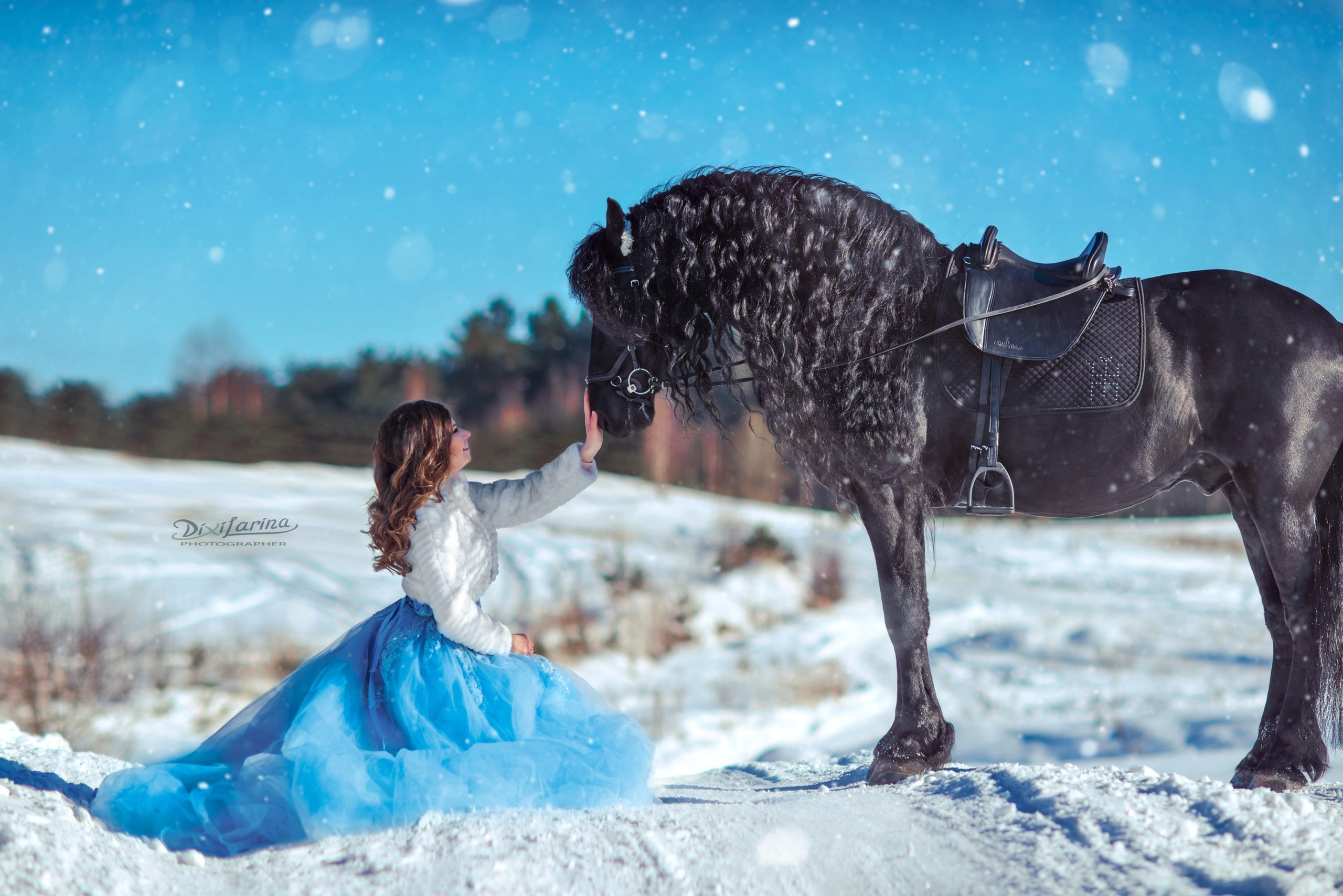 Примеры зимних образов фото Дикси Ларина. Фотограф Варвара Ермоленко