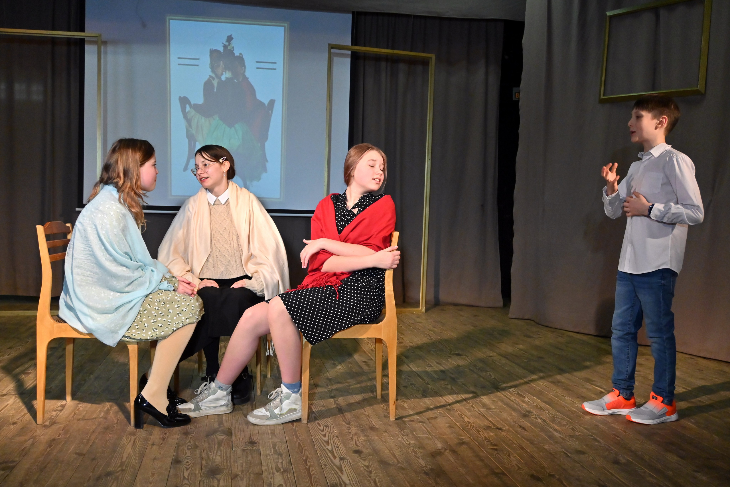 Юные театралы 09.02.2024. Профессиональный фотограф в Москве Алёна Котова
