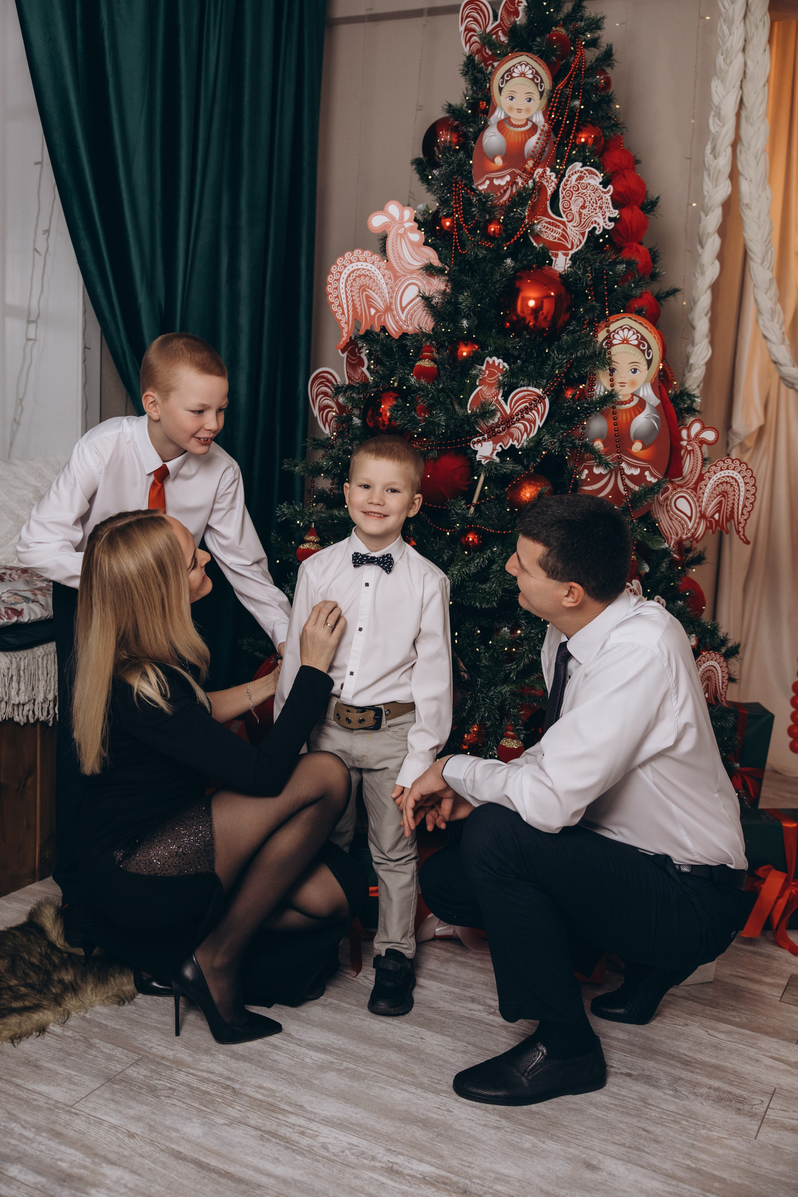 Новогодние истории в студии 8 этаж. Свадебный, семейный фотограф в Иркутске Светлана Макаричева