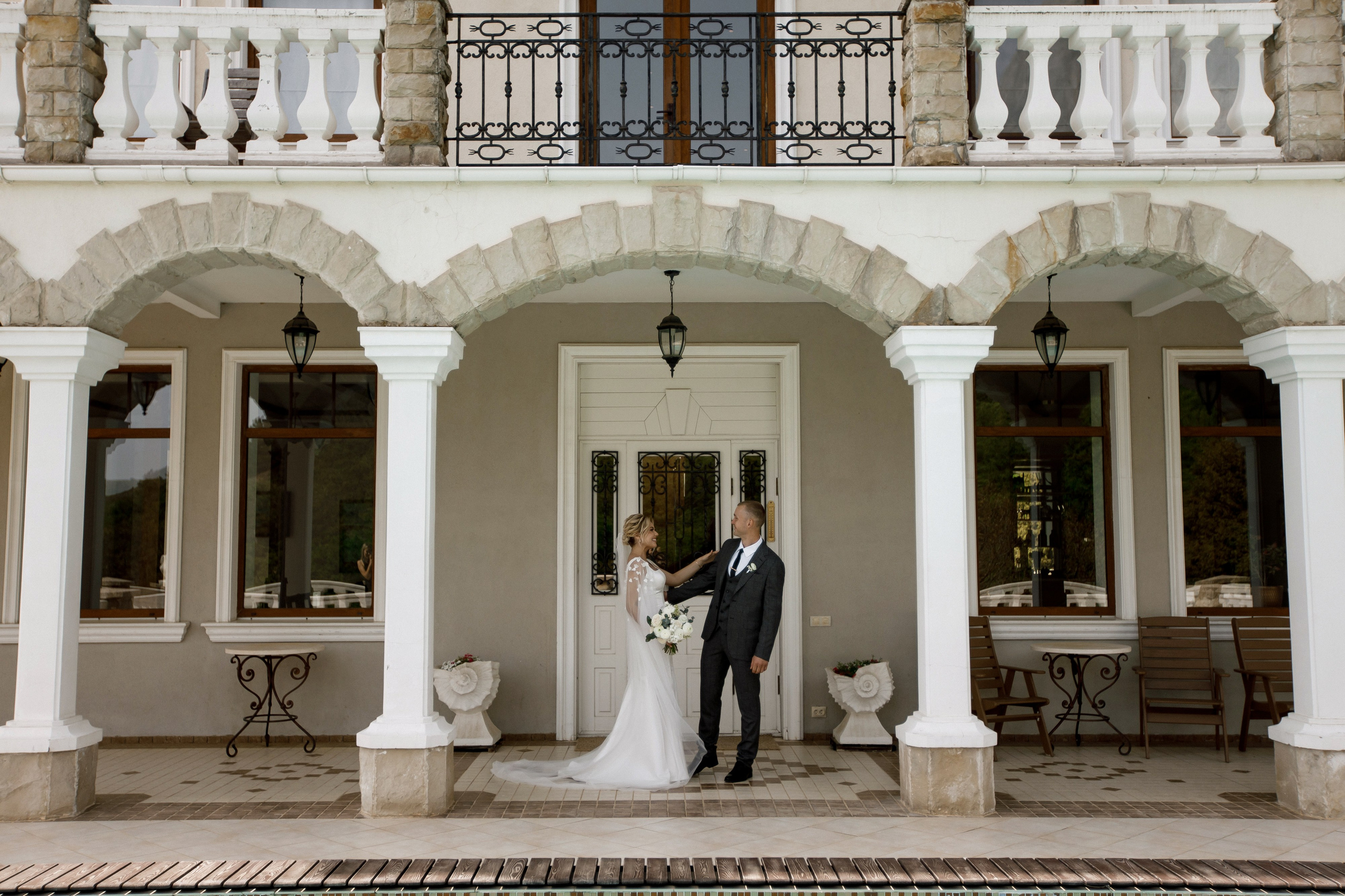 Денис и Алина. Белый замок. Фотограф Анна Лейман. Севастополь