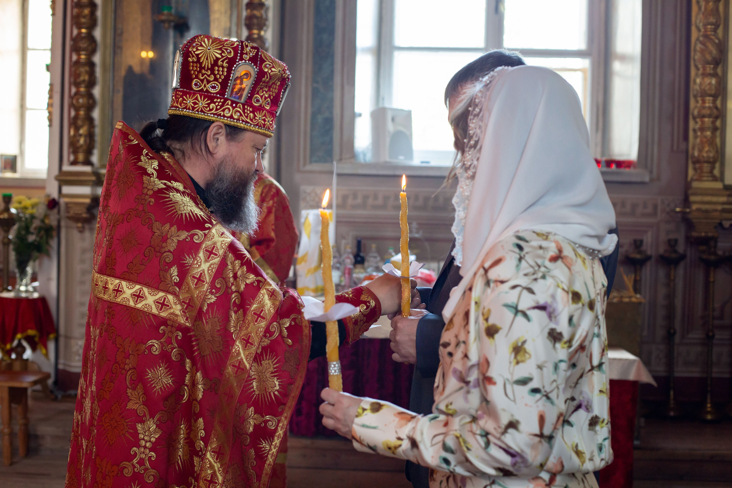 Венчание Сергей и Анна Воскресенский храм. Семейный и детский фотограф Анна Петракова