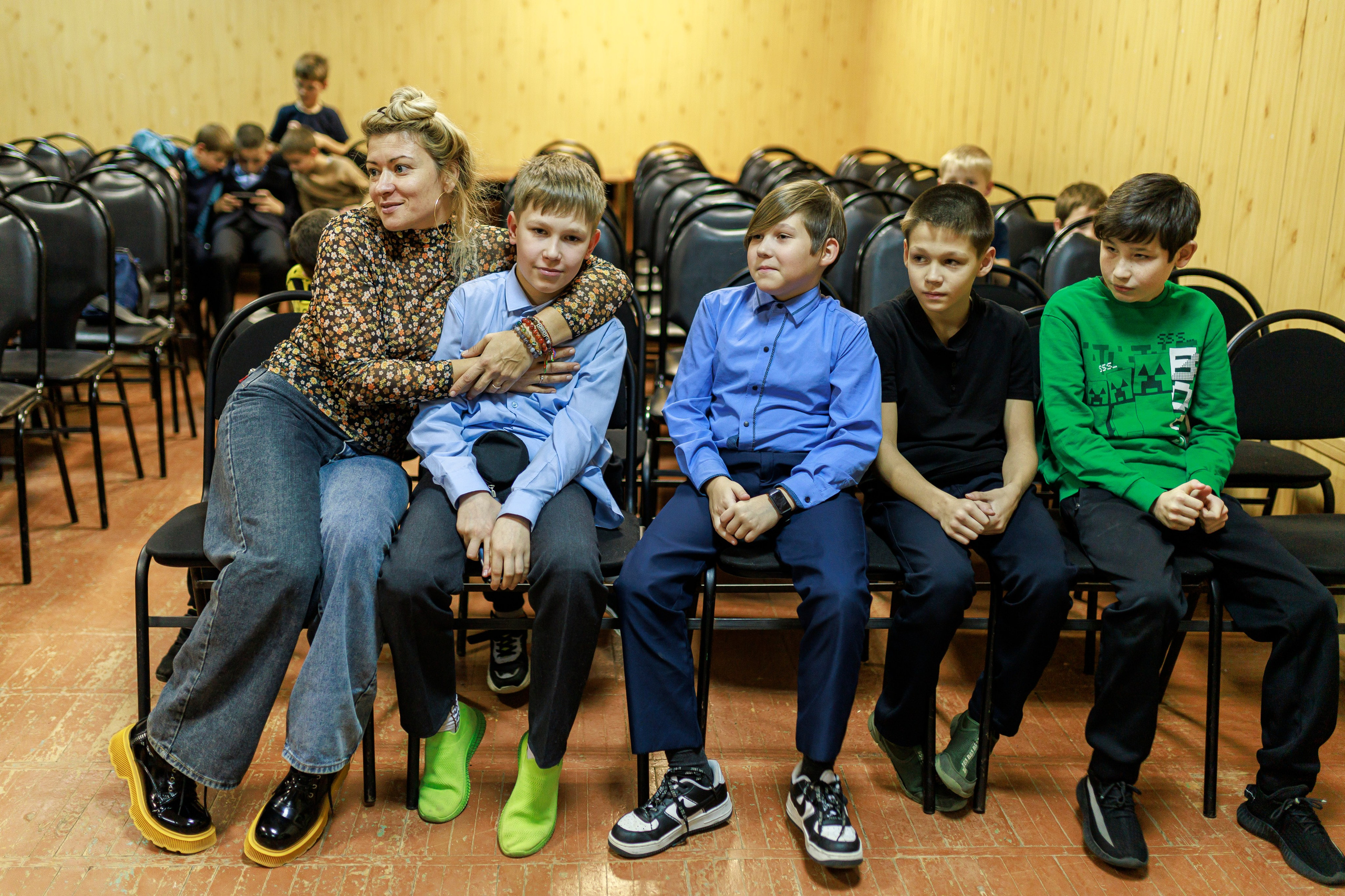 Репортажная сьёмка игры в шахматы в детском доме. Семейный и детский фотограф в Рязани Васюгова Мария