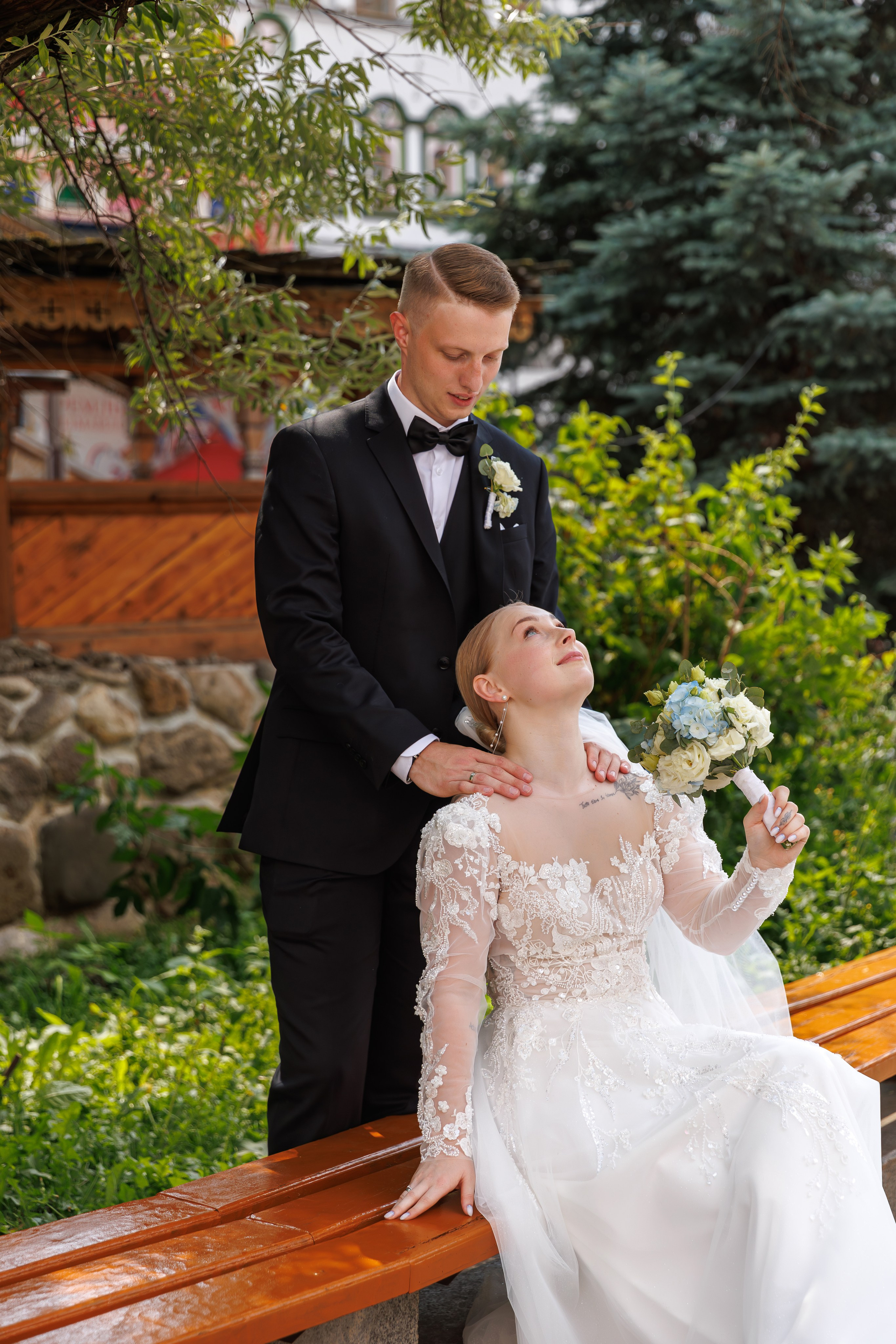 Свадебная фотосессия в Измайловском кремле. Свадебный фотограф Москва и МО Сергей Киржаев