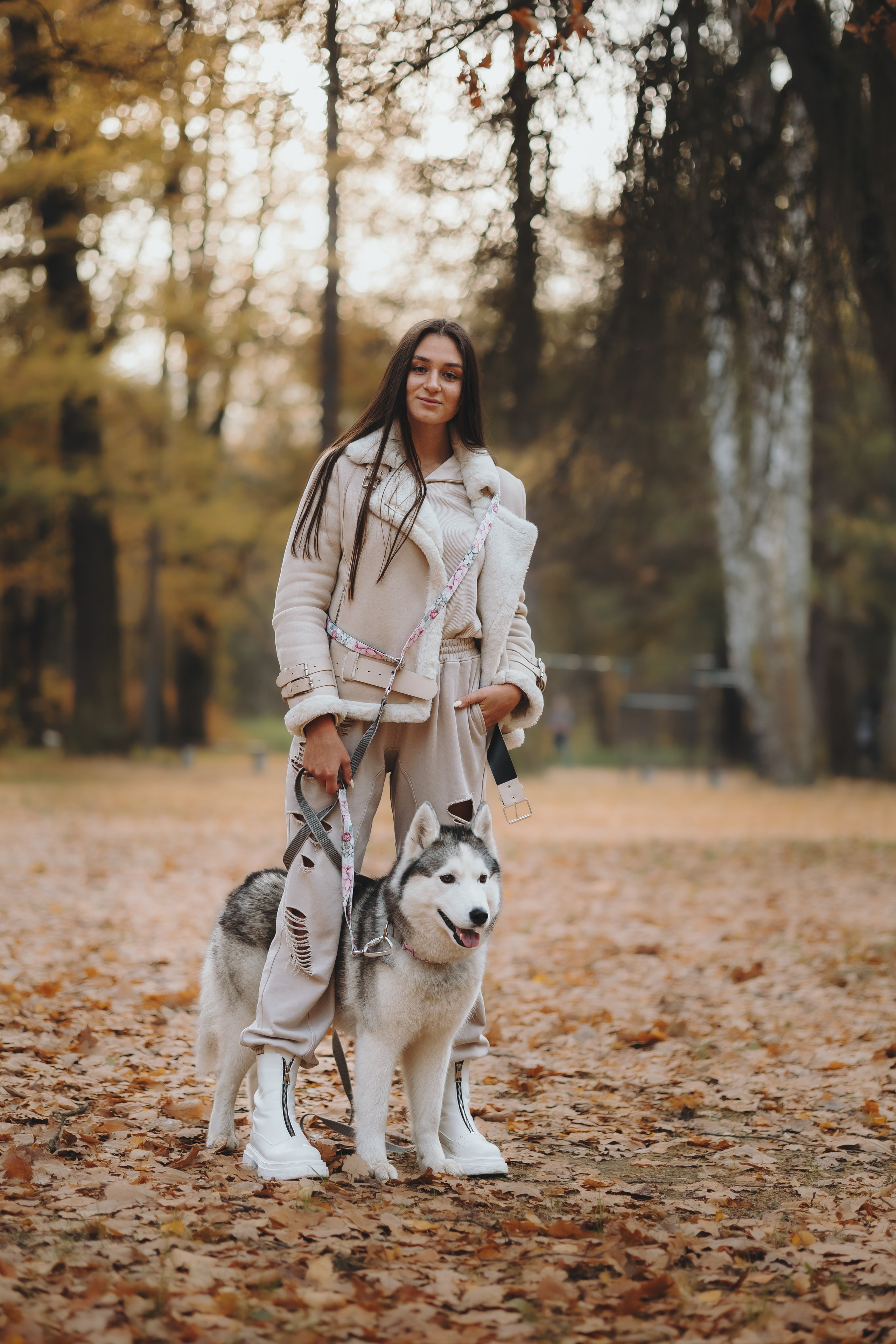 Настя и Айс. Фотограф-анималист в Санкт-Петербурге Алина Яхонт