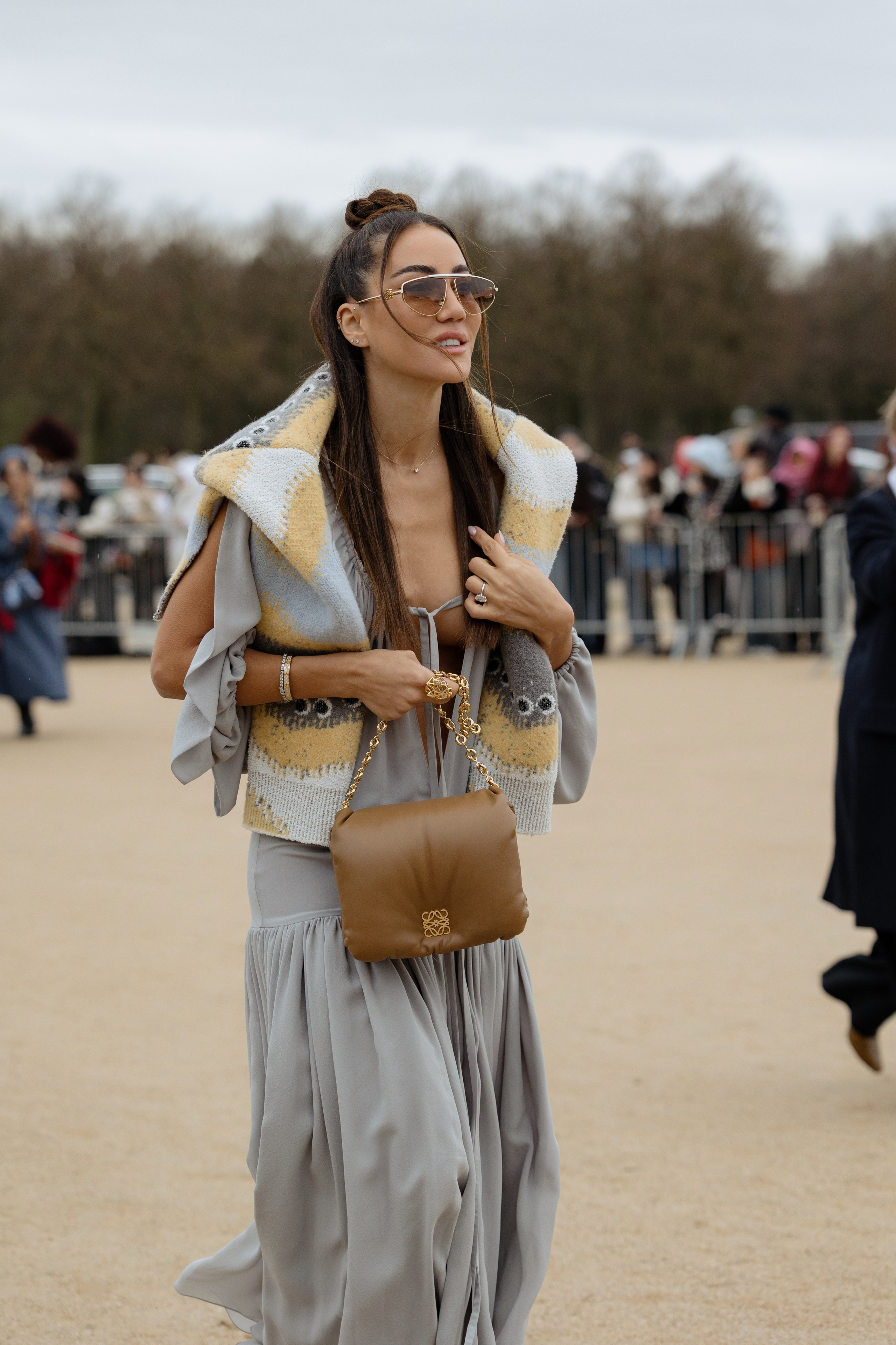 LOEWE PFW WOMENSWEAR FALL-WINTER 24/25. Photographer in Milan Ivan Goncharov