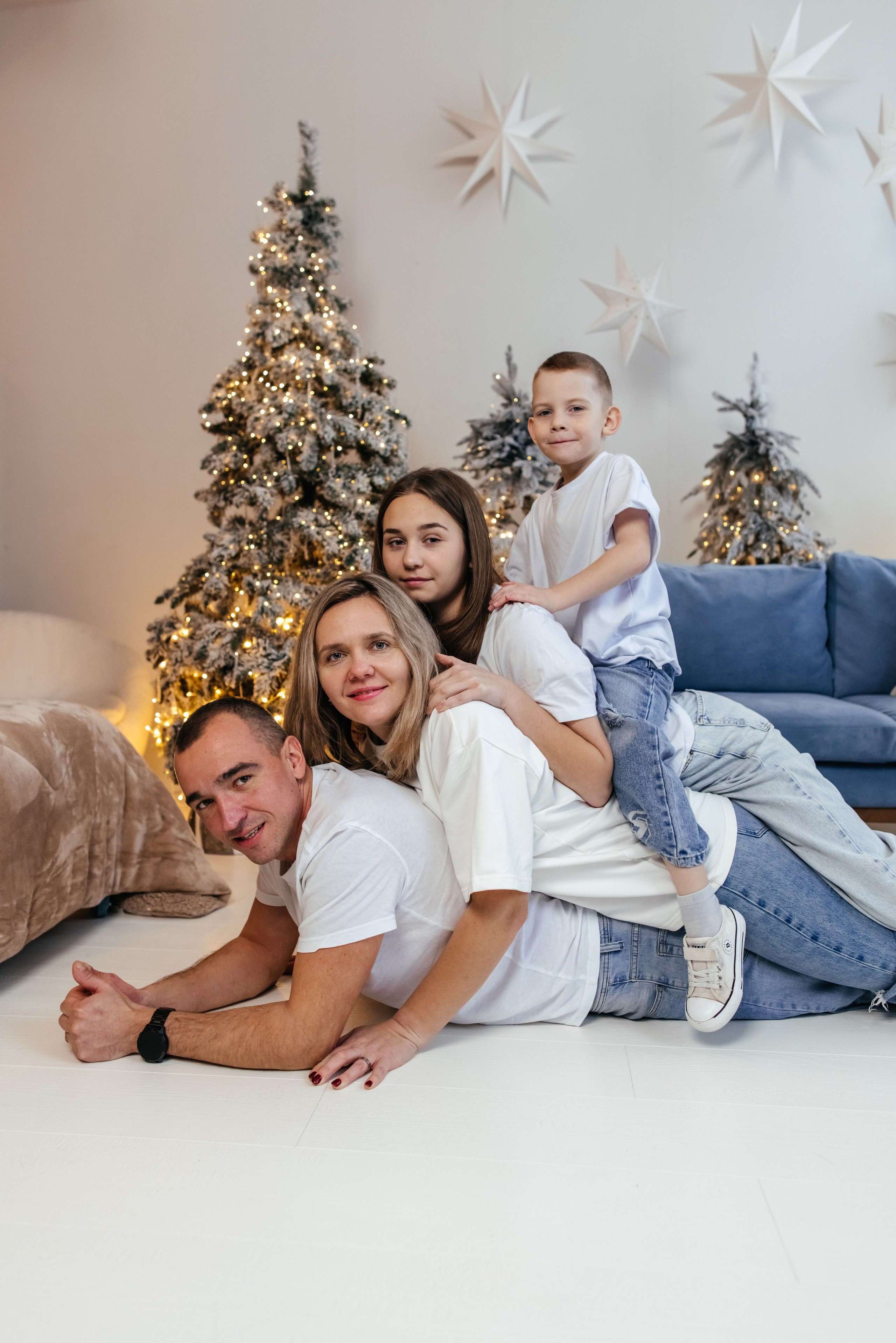 Мария, Антон, Мирон и Элина. Фотограф в Шатуре Оксана Осьмакова