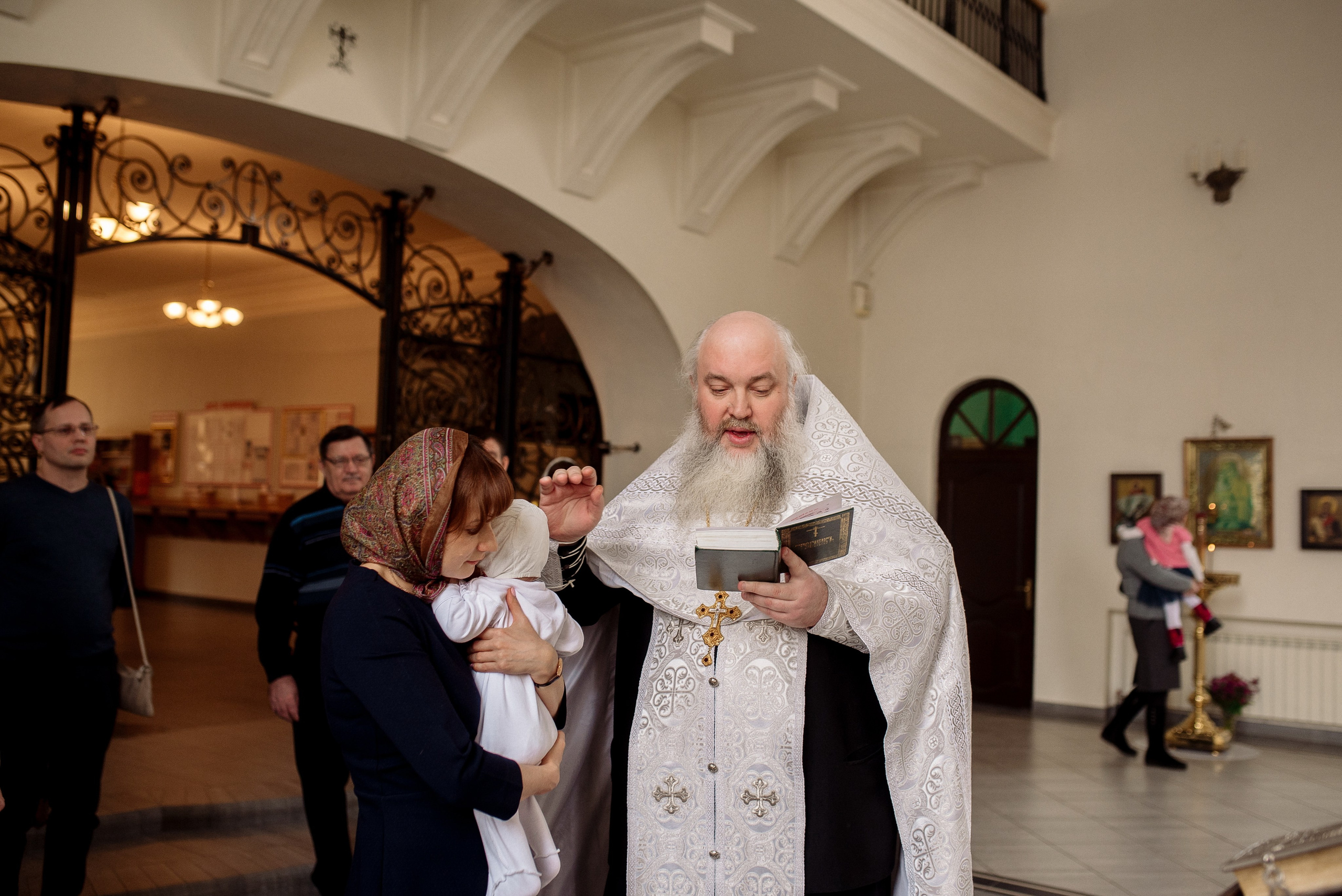 Крещение Алисы. Фотограф Мария Стрелкова