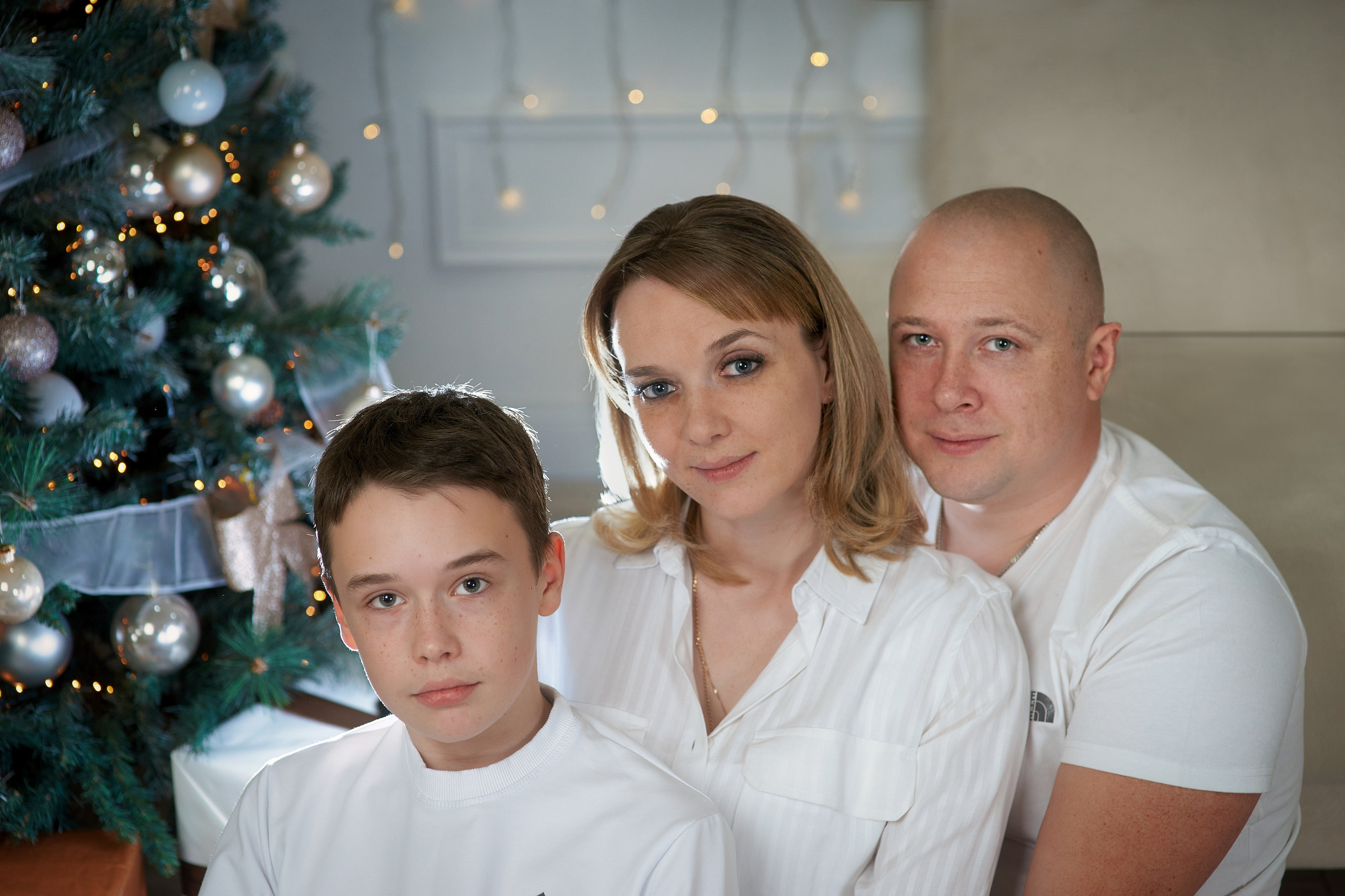 Новый год. Семья. Студия.