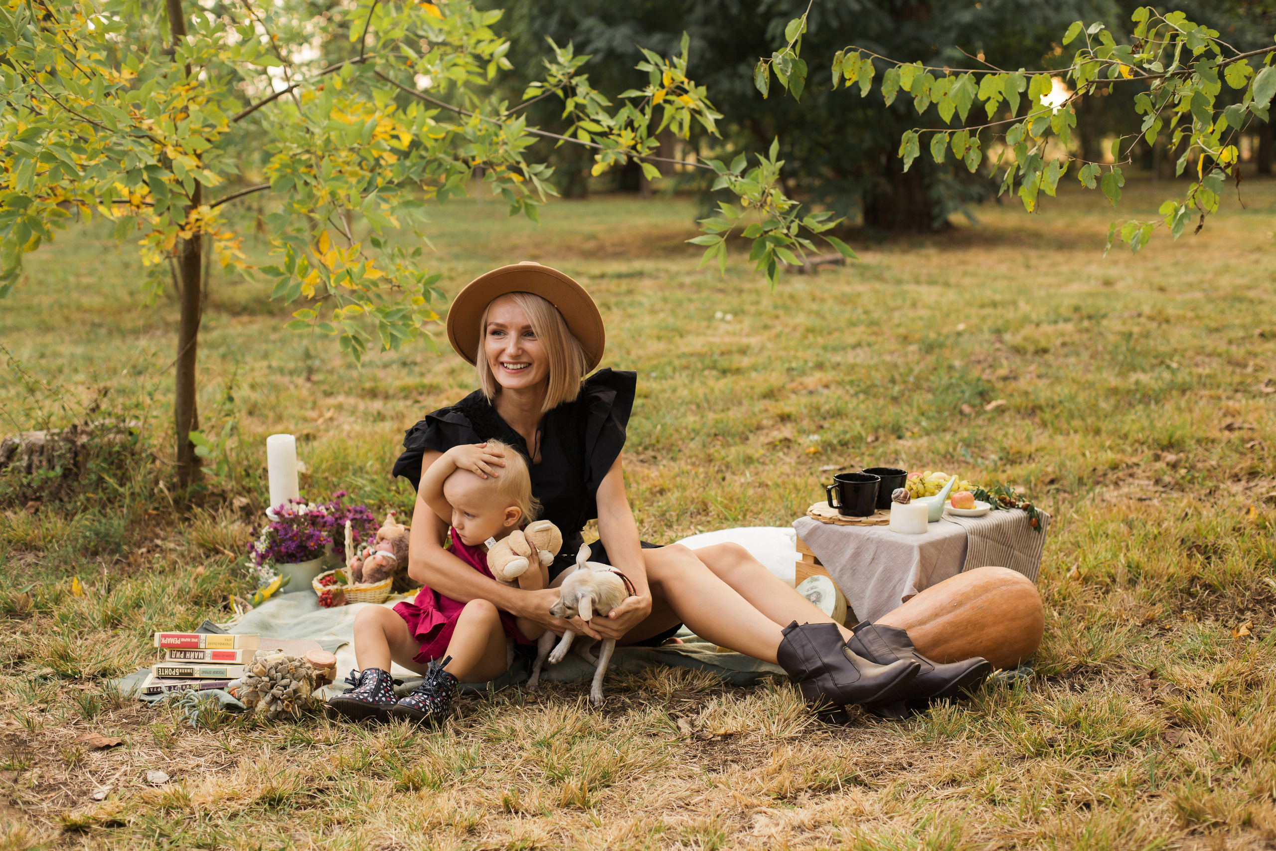 Семейная фотосессия на природе. Семейный и детский фотограф в Краснодаре Мария Галло