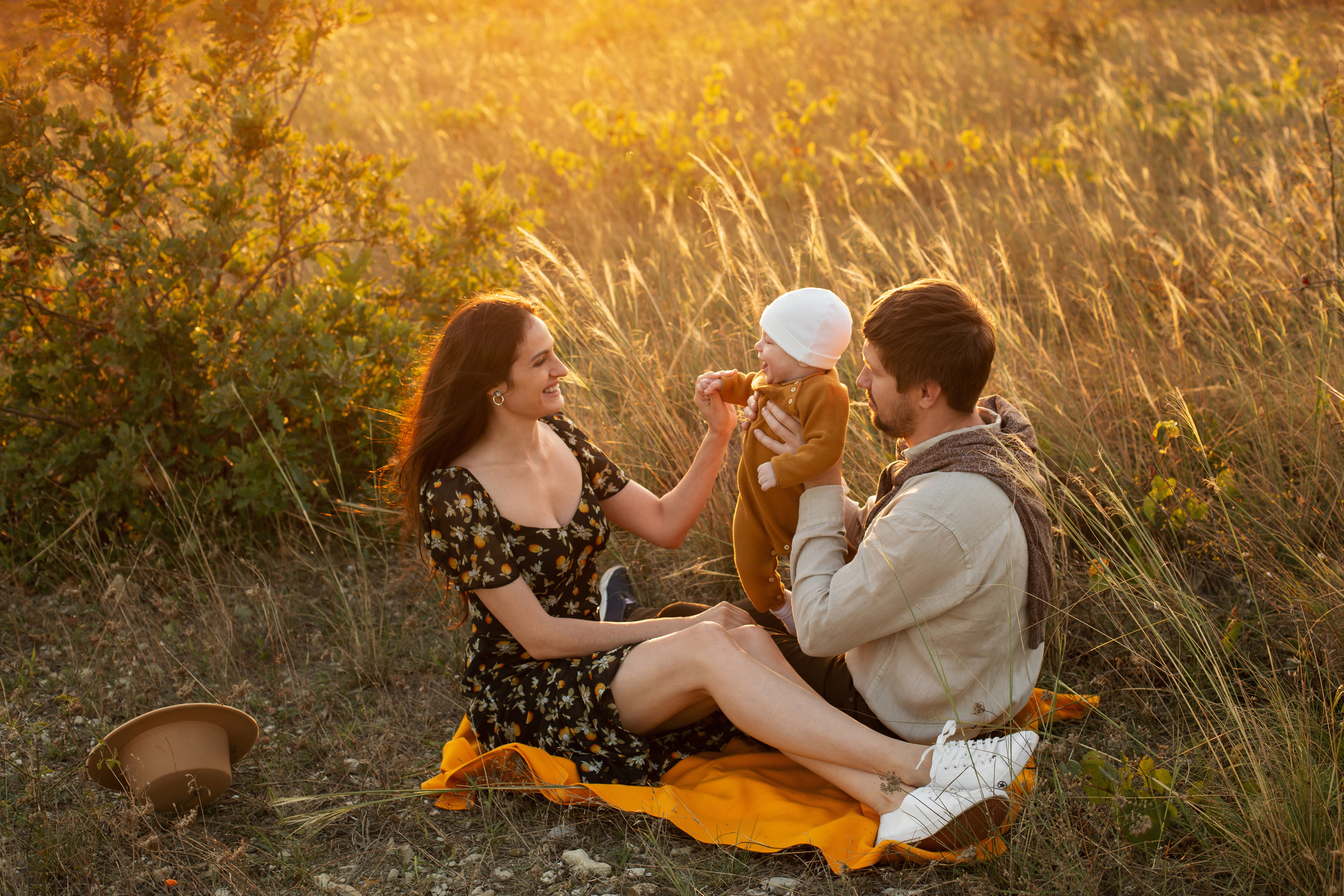 Семейная фотосессия на природе. Семейный и детский фотограф в Краснодаре Мария Галло